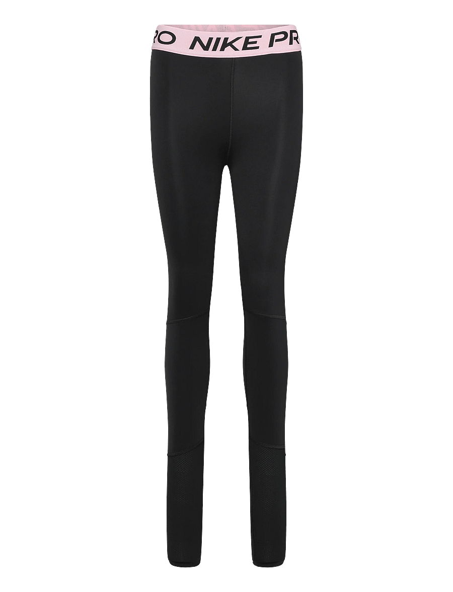 Nike - Nike Pro Legging Girl - jooksu- ja treeningretuusid - black/med soft pink/white - 0