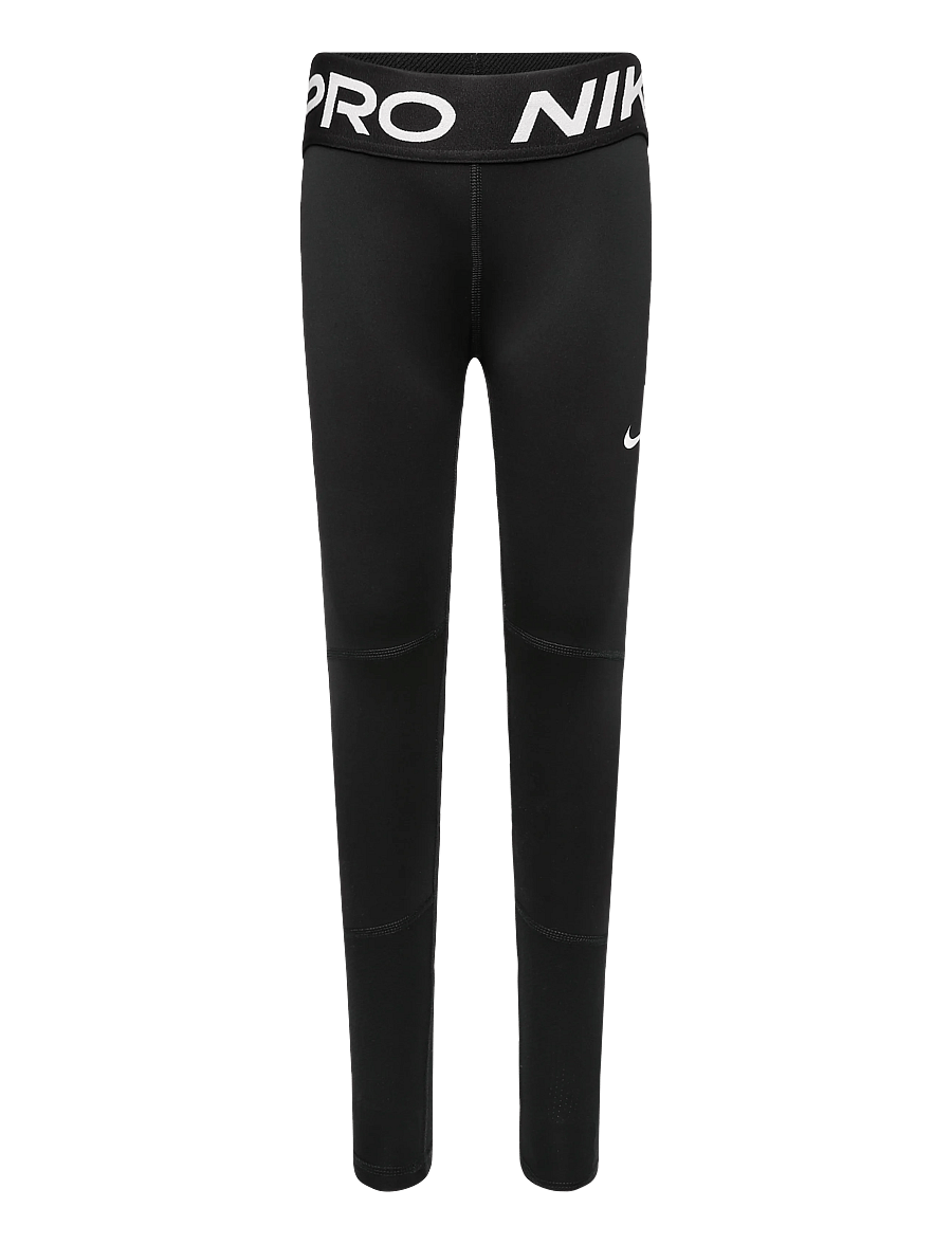 Nike - Nike Pro Legging Girl - running & training tights - black/white - 0