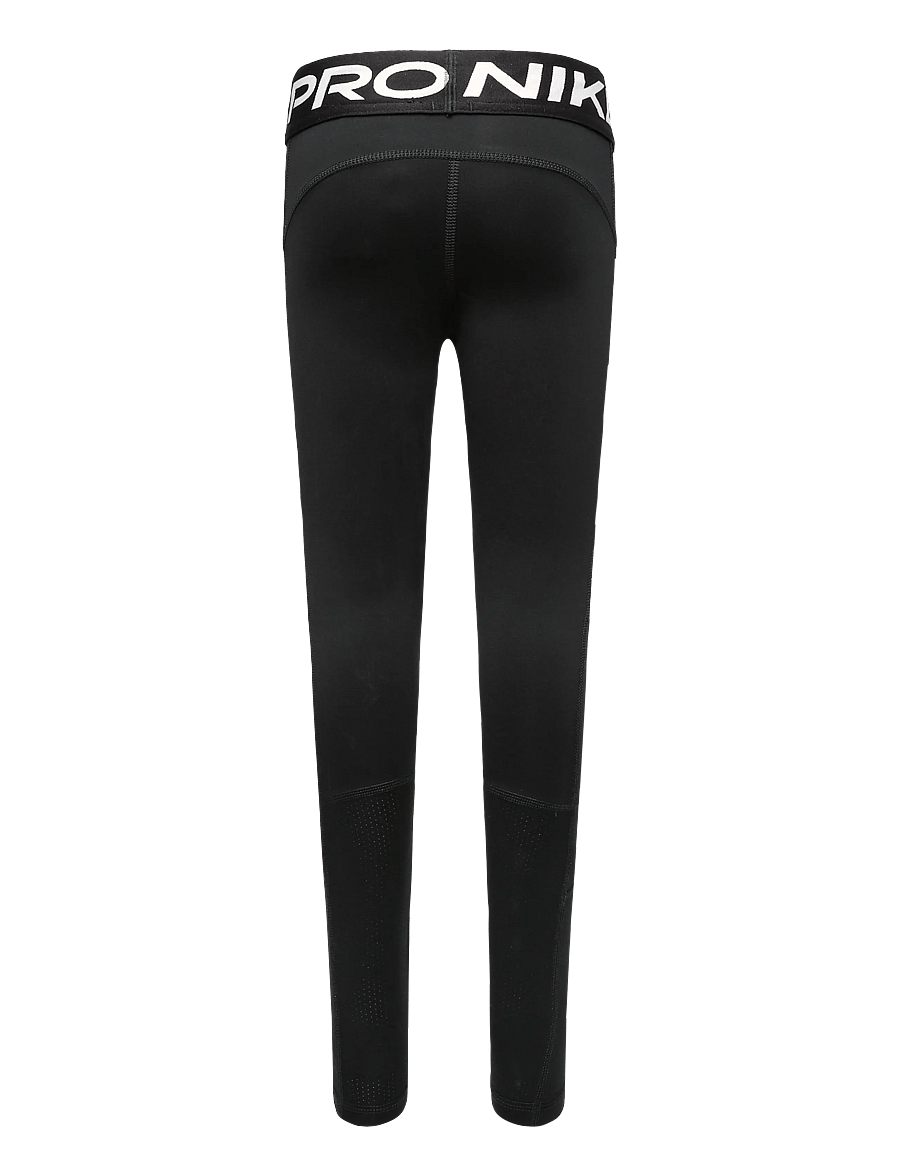 Nike - Nike Pro Legging Girl - running & training tights - black/white - 1