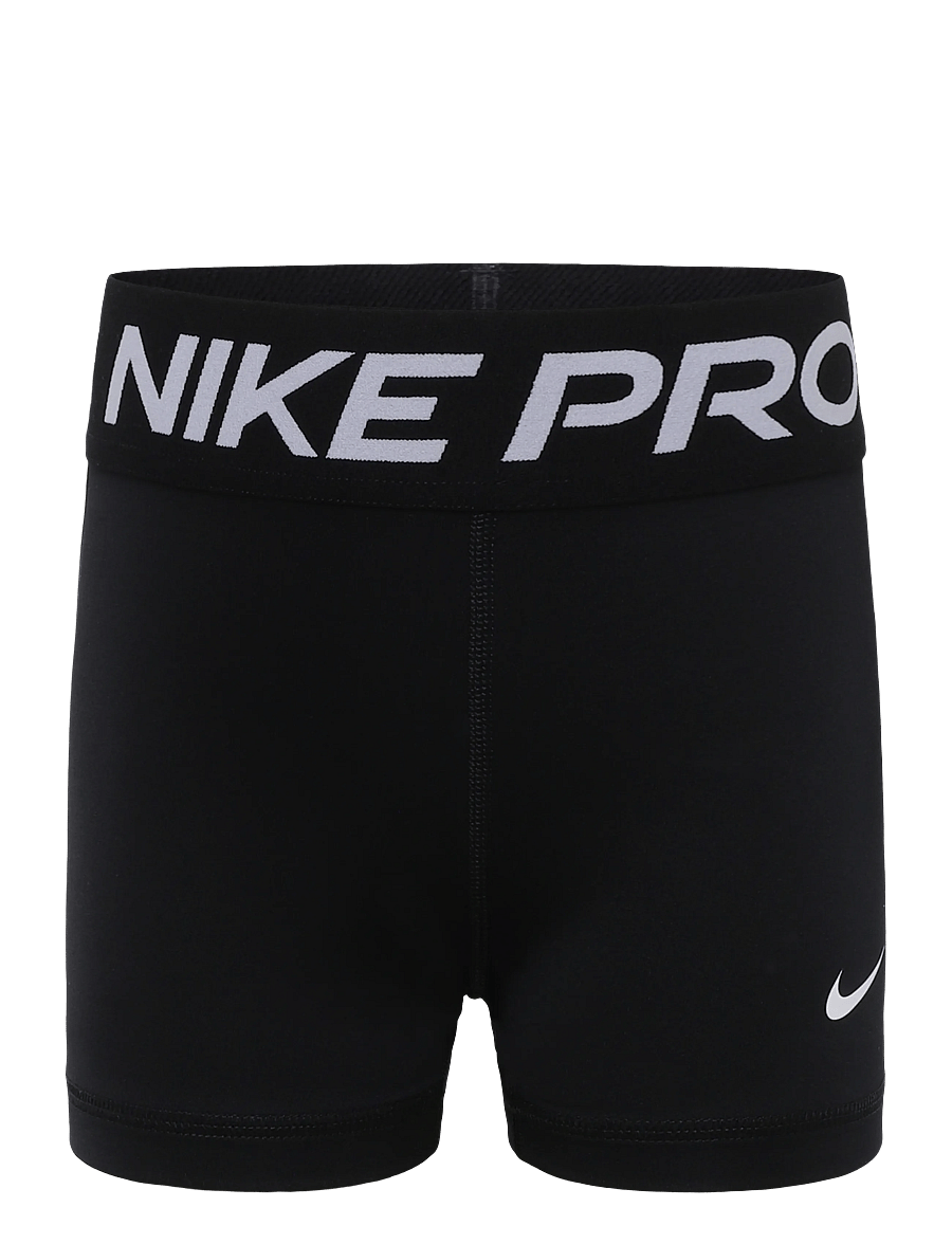 Nike - NIKE PRO BIG KIDS" (GIRLS) 3 - sport shorts - black/white - 0
