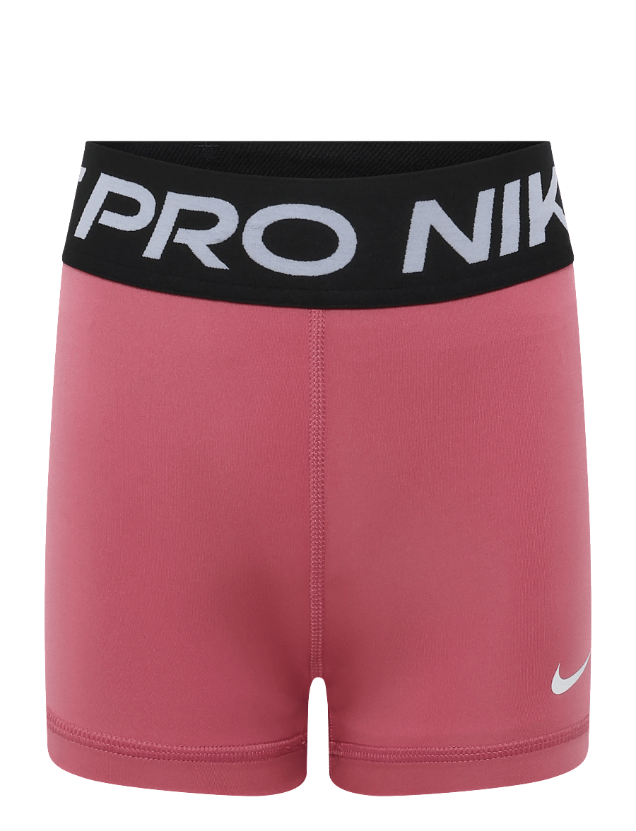 Nike - NIKE PRO BIG KIDS" (GIRLS) 3 - sportsshorts - peony/white - 0