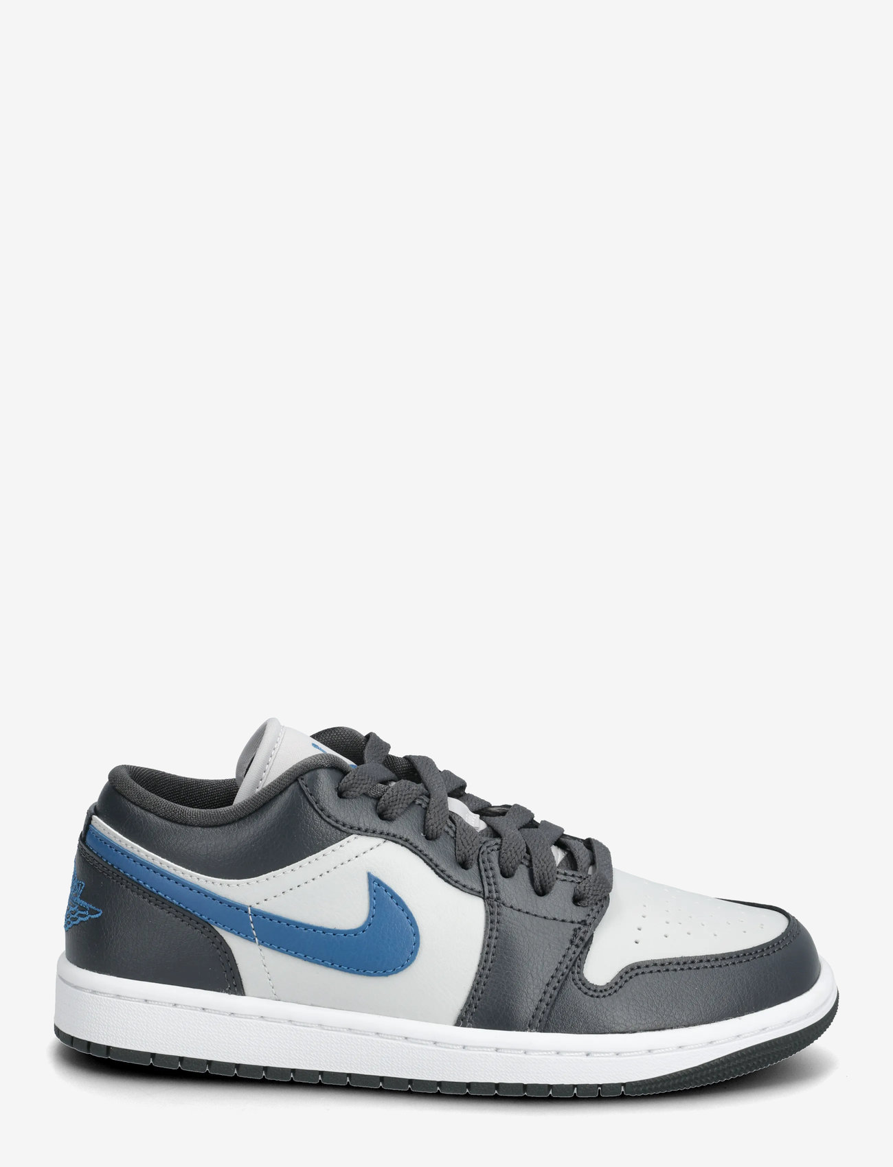 Nike - NIKE Air Jordan 1 Low - lave sneakers - anthracite/industrial blue/neutral grey - 1
