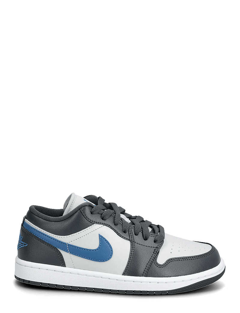 Nike - NIKE Air Jordan 1 Low - lave sneakers - anthracite/industrial blue/neutral grey - 1