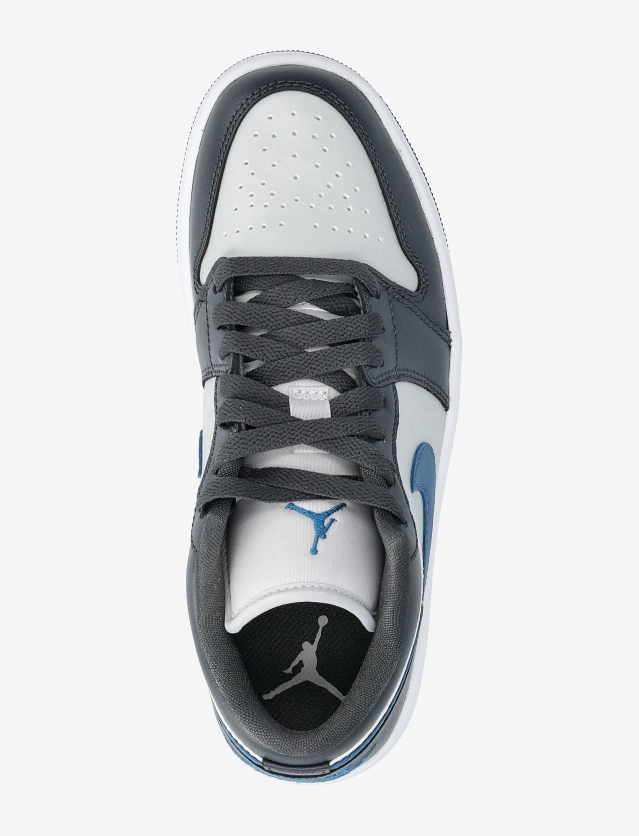 Nike - NIKE Air Jordan 1 Low - lave sneakers - anthracite/industrial blue/neutral grey - 3