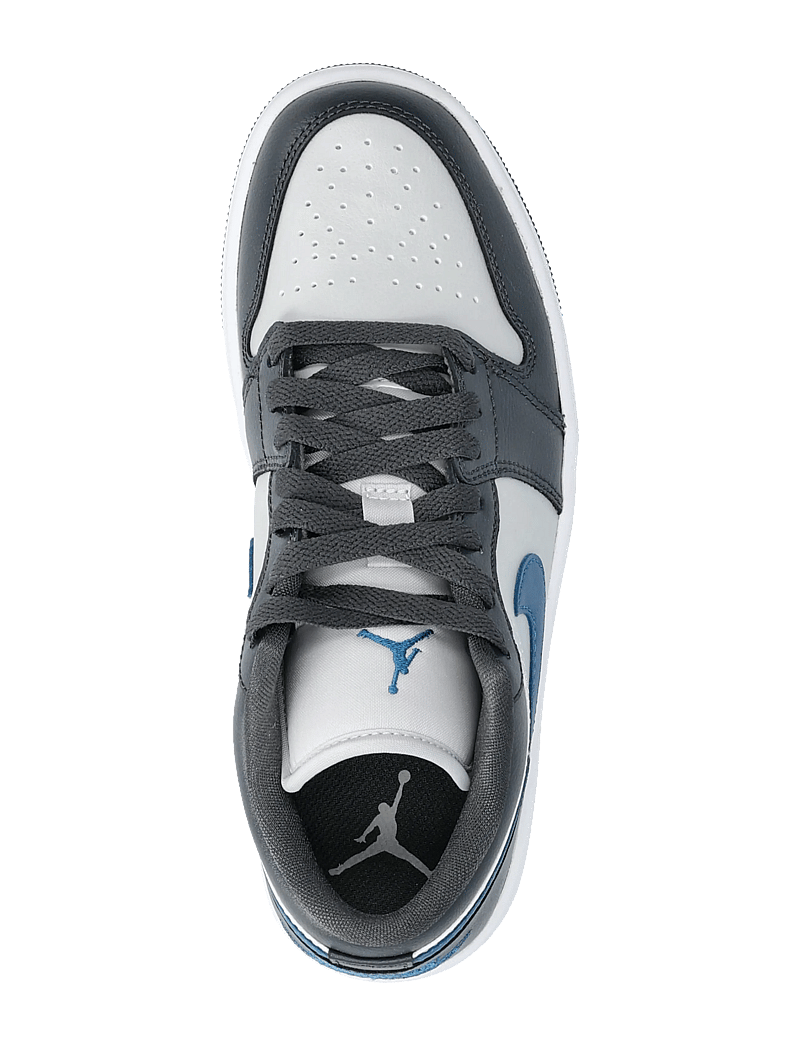 Nike - NIKE Air Jordan 1 Low - lave sneakers - anthracite/industrial blue/neutral grey - 3