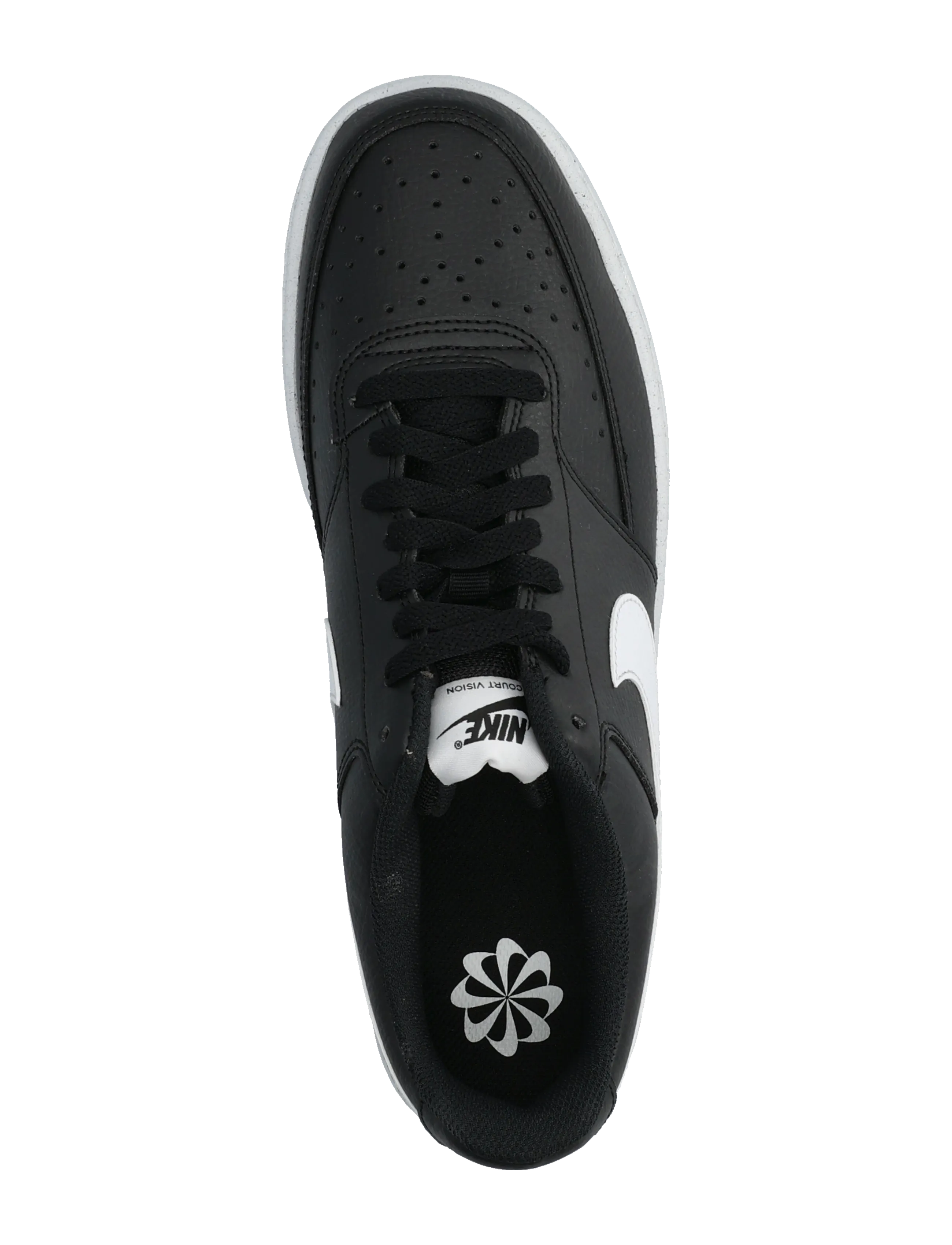 Nike - NIKE COURT VISION LO NN - herbstersparnisse - black/white-black - 3