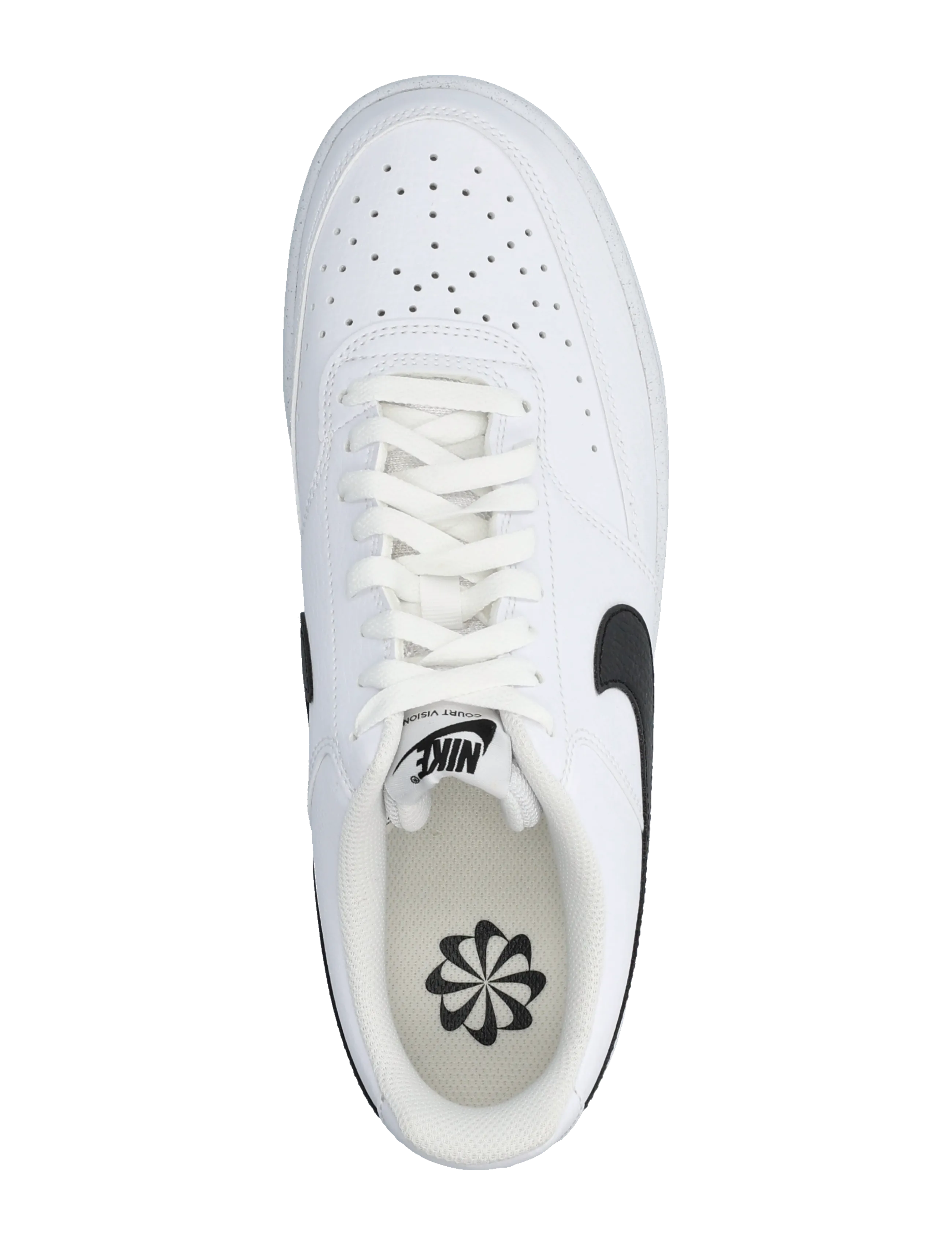Nike - NIKE COURT VISION LO NN - low tops - white/black-white - 3