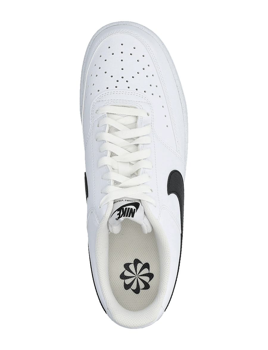 Nike - NIKE COURT VISION LO NN - low tops - white/black-white - 3