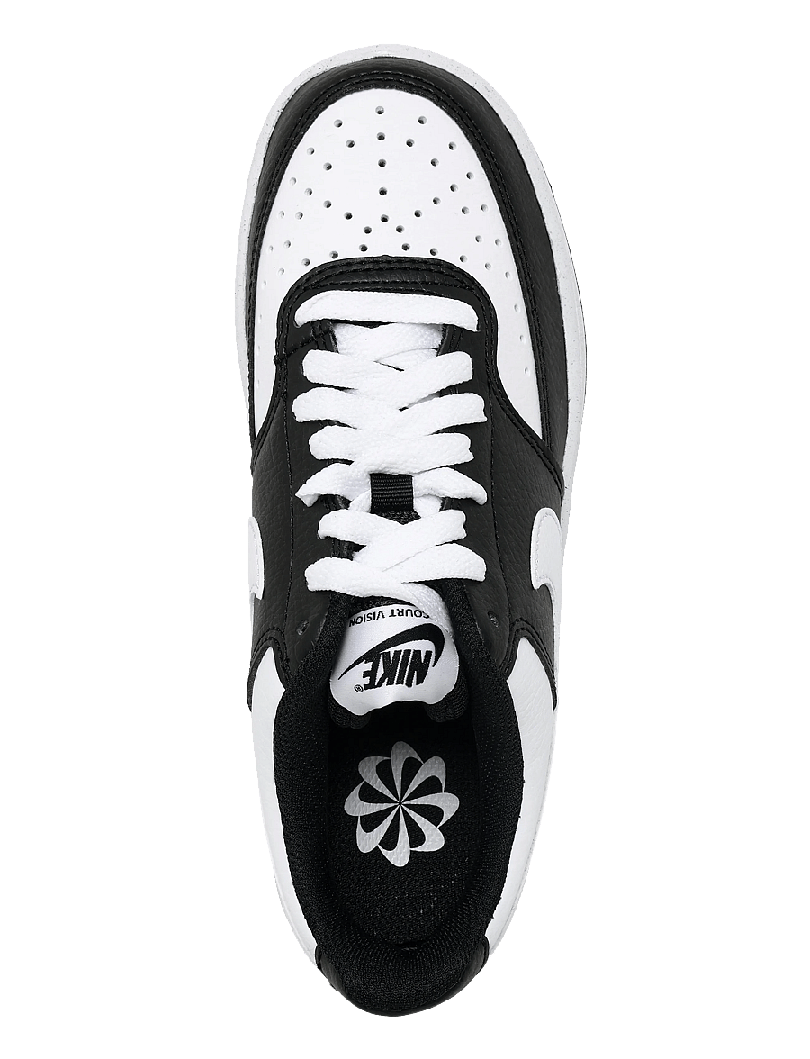 Nike - W NIKE COURT VISION LO NN - black/white - 3