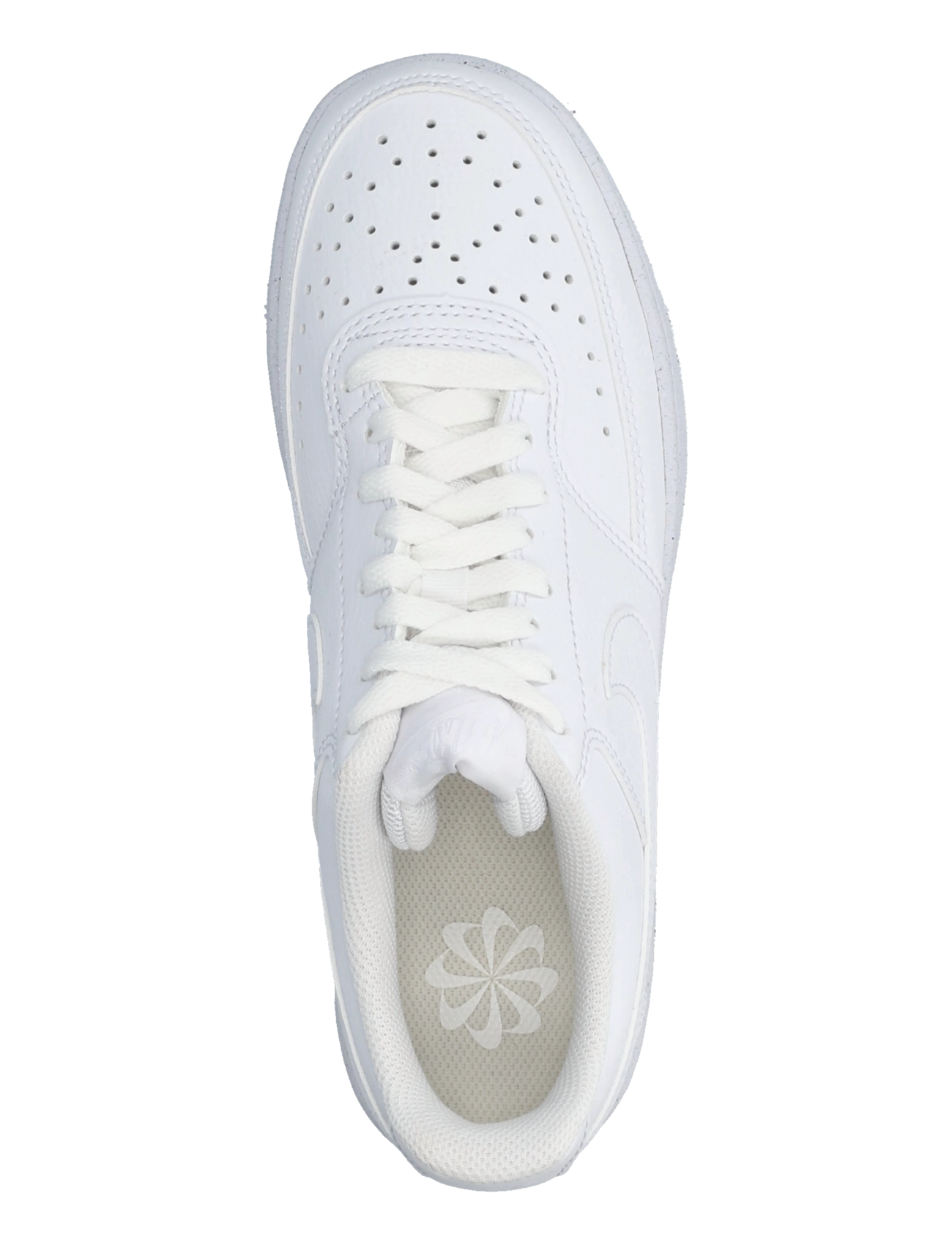 Nike - W NIKE COURT VISION LO NN - low top sneakers - white/white-white - 3