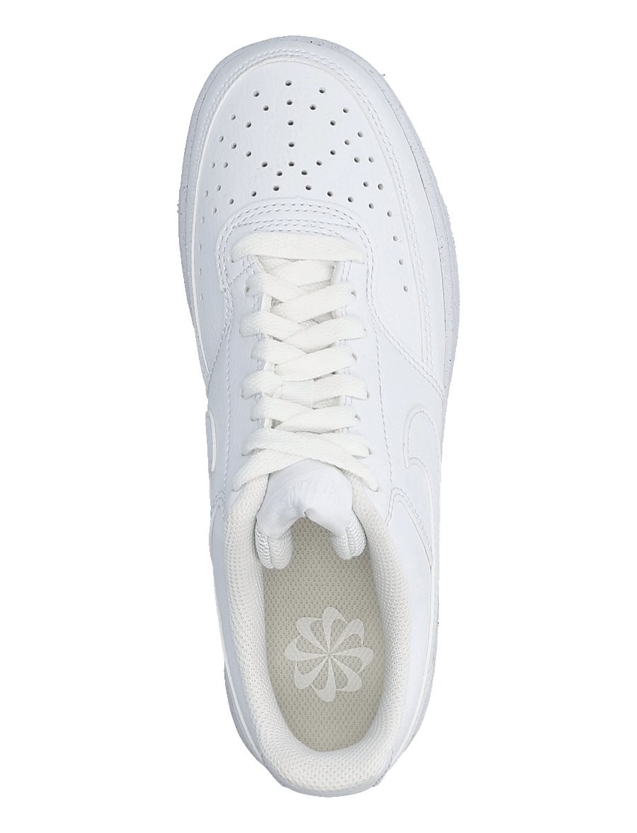 Nike - W NIKE COURT VISION LO NN - lave sneakers - white/white-white - 3