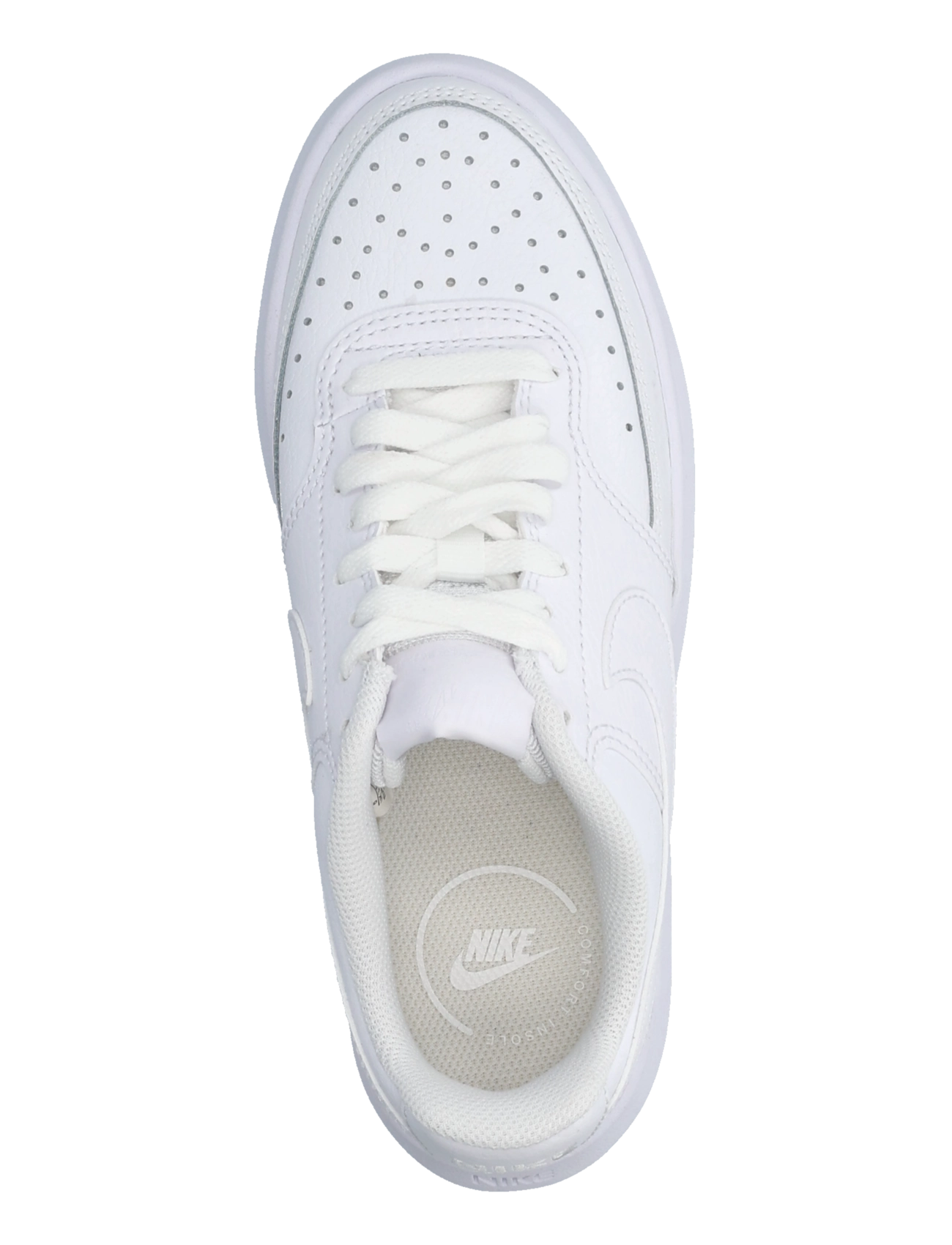 Nike - W NIKE COURT VISION ALTA LTR - lave sneakers - white/white-white - 3
