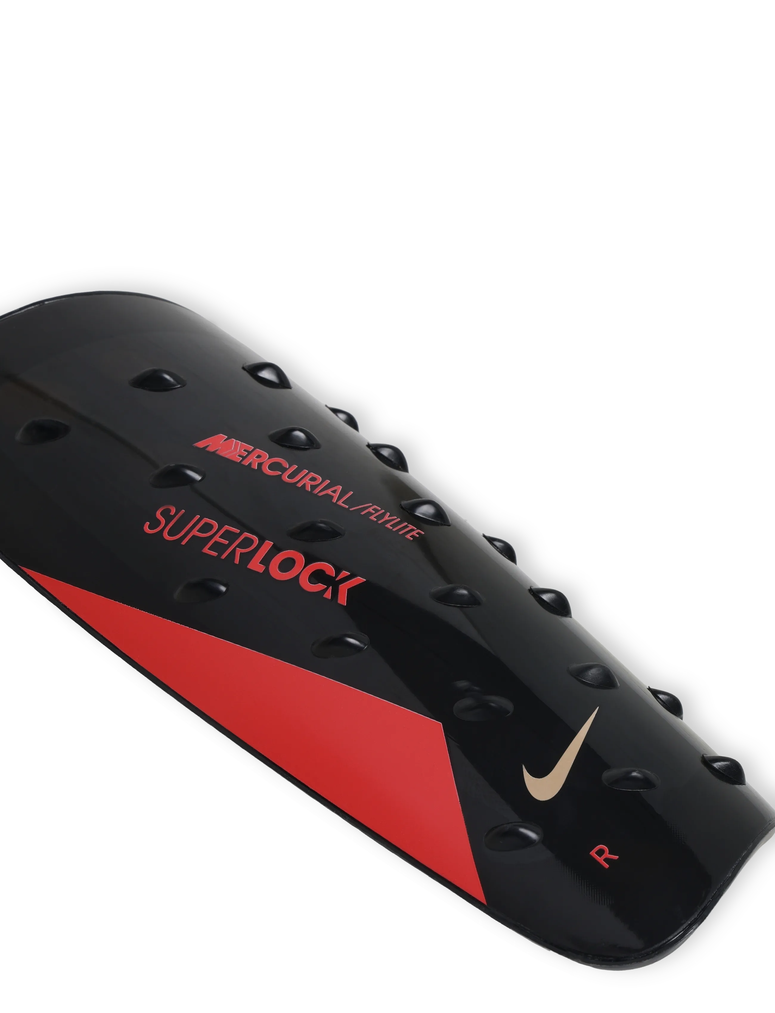 Nike - Nike Mercurial FlyLite SuperLock Football Shinguards - black/bright crimson/blur - 2