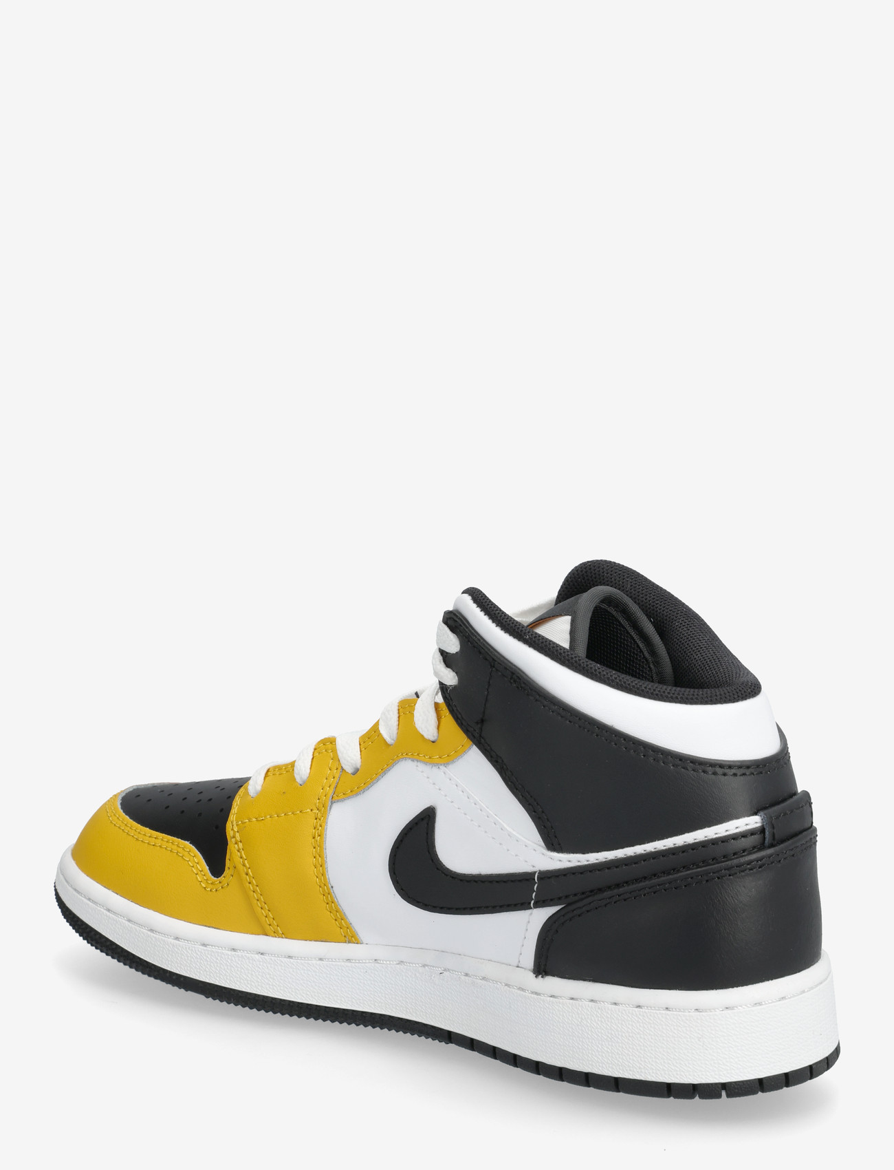 Nike - Air Jordan 1 Mid (GS) - høje sneakers - yellow ochre/black/white/yellow ochre - 2