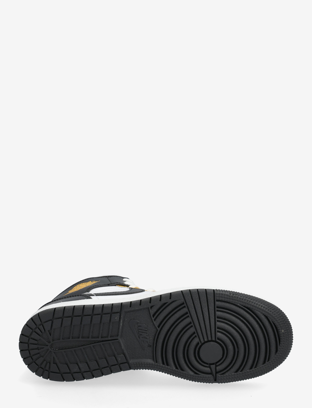 Nike - Air Jordan 1 Mid (GS) - høje sneakers - yellow ochre/black/white/yellow ochre - 4