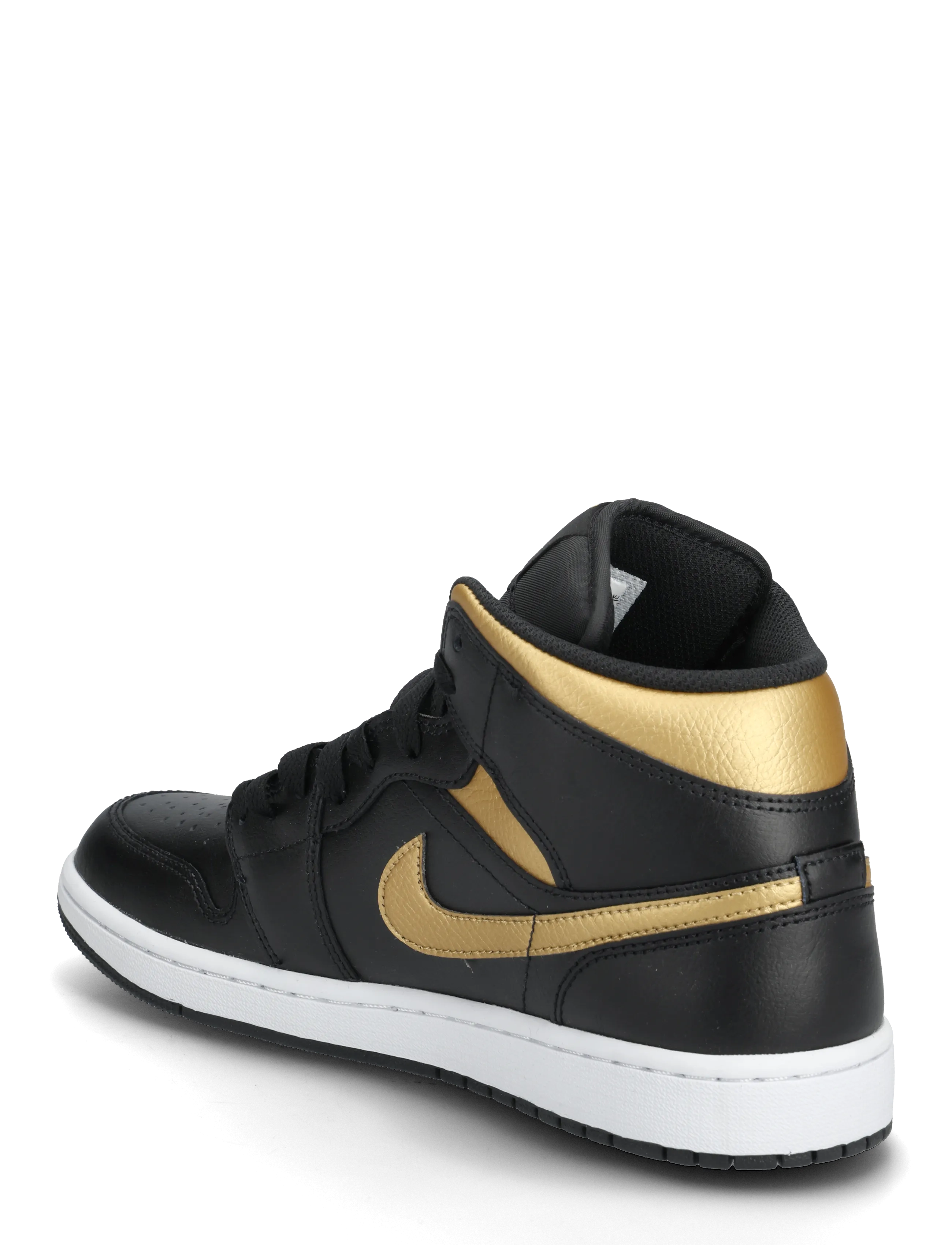 Nike - Air Jordan 1 Mid - black metallic/gold white - 2