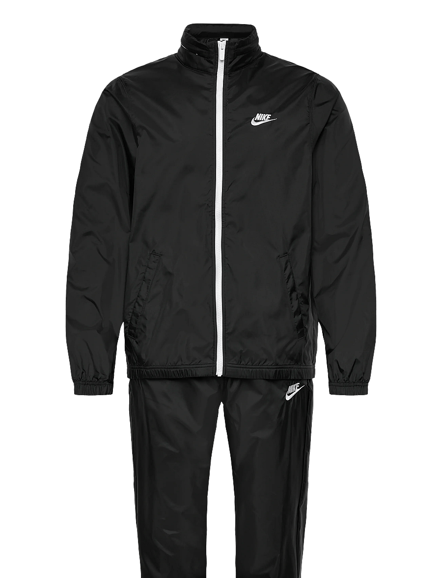 Nike - Club Lined Woven Tracksuit - bluzy i swetry - black/white - 0