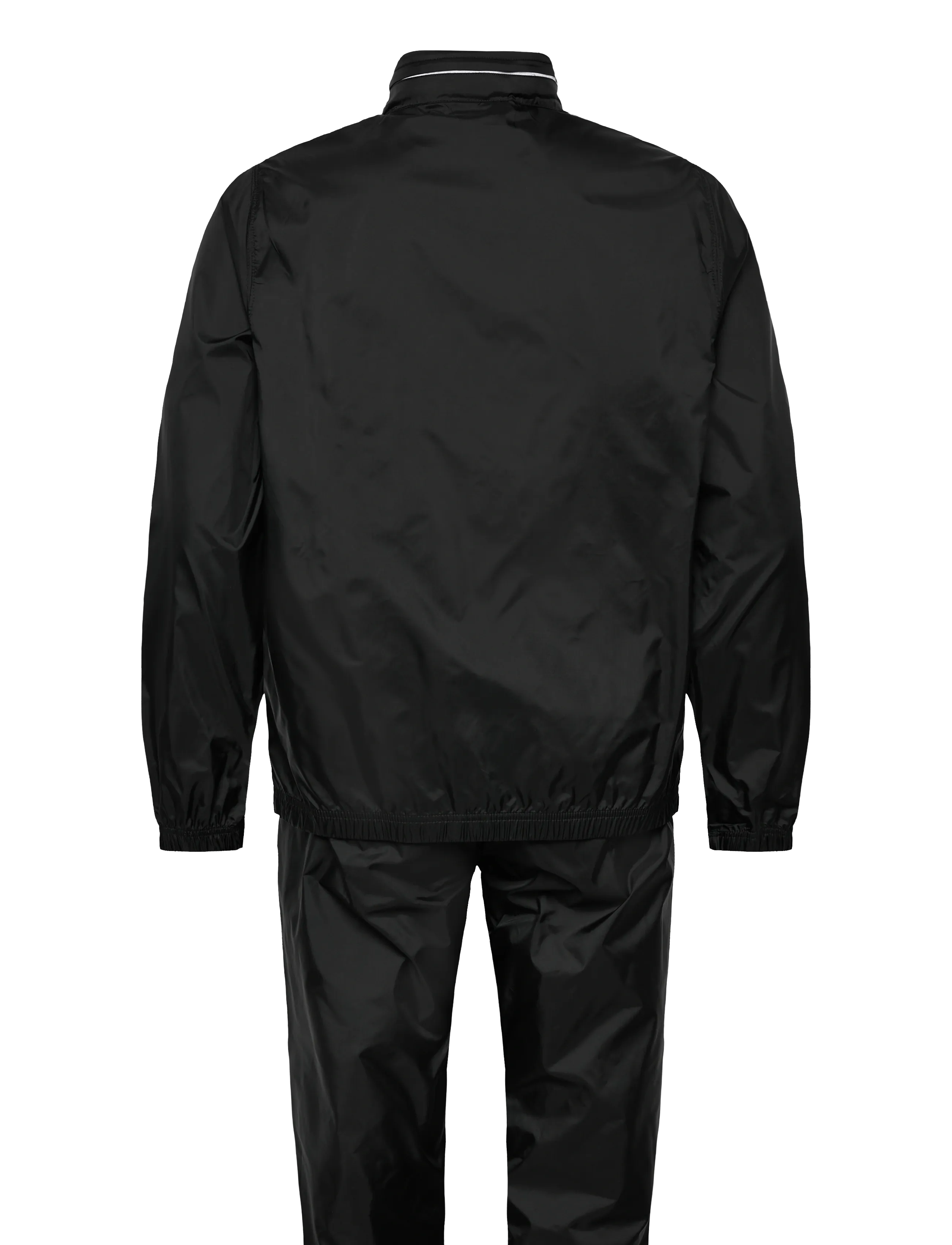 Nike - Club Lined Woven Tracksuit - bluzy i swetry - black/white - 1
