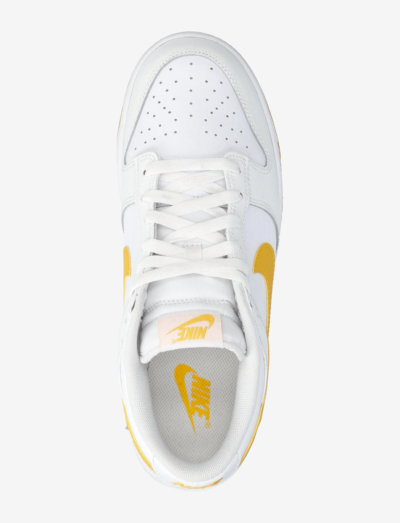 Nike - Dunk Low Retro - low tops - white/university gold/summit white - 3