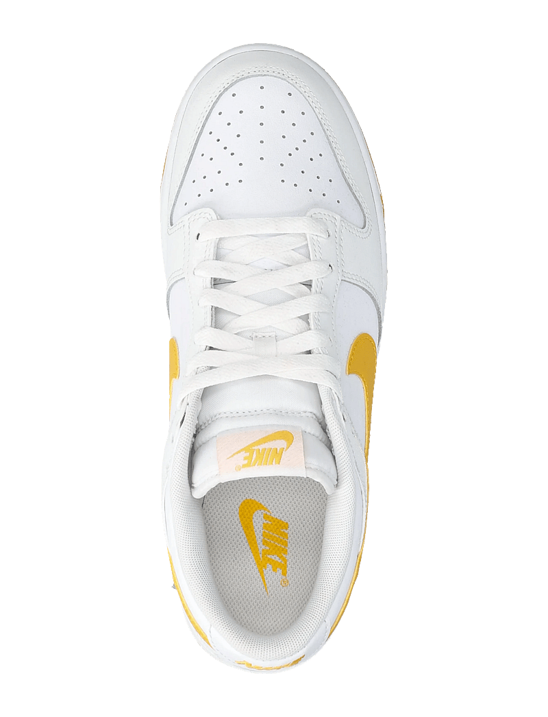 Nike - Dunk Low Retro - low tops - white/university gold/summit white - 3