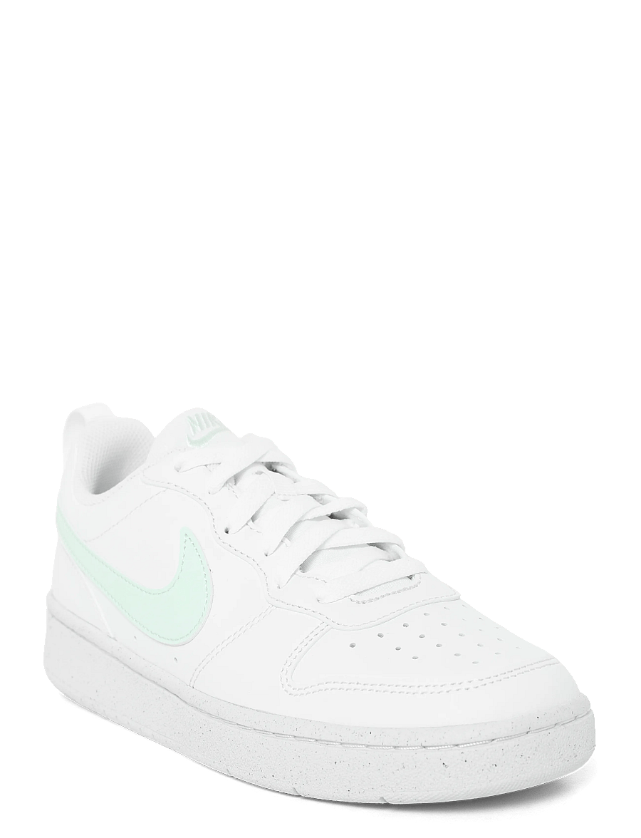 Nike - COURT BOROUGH LOW RECRAFT (GS) - lave sneakers - white/barely green-white-white - 0