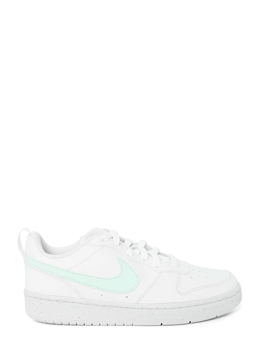 Nike - COURT BOROUGH LOW RECRAFT (GS) - lave sneakers - white/barely green-white-white - 2
