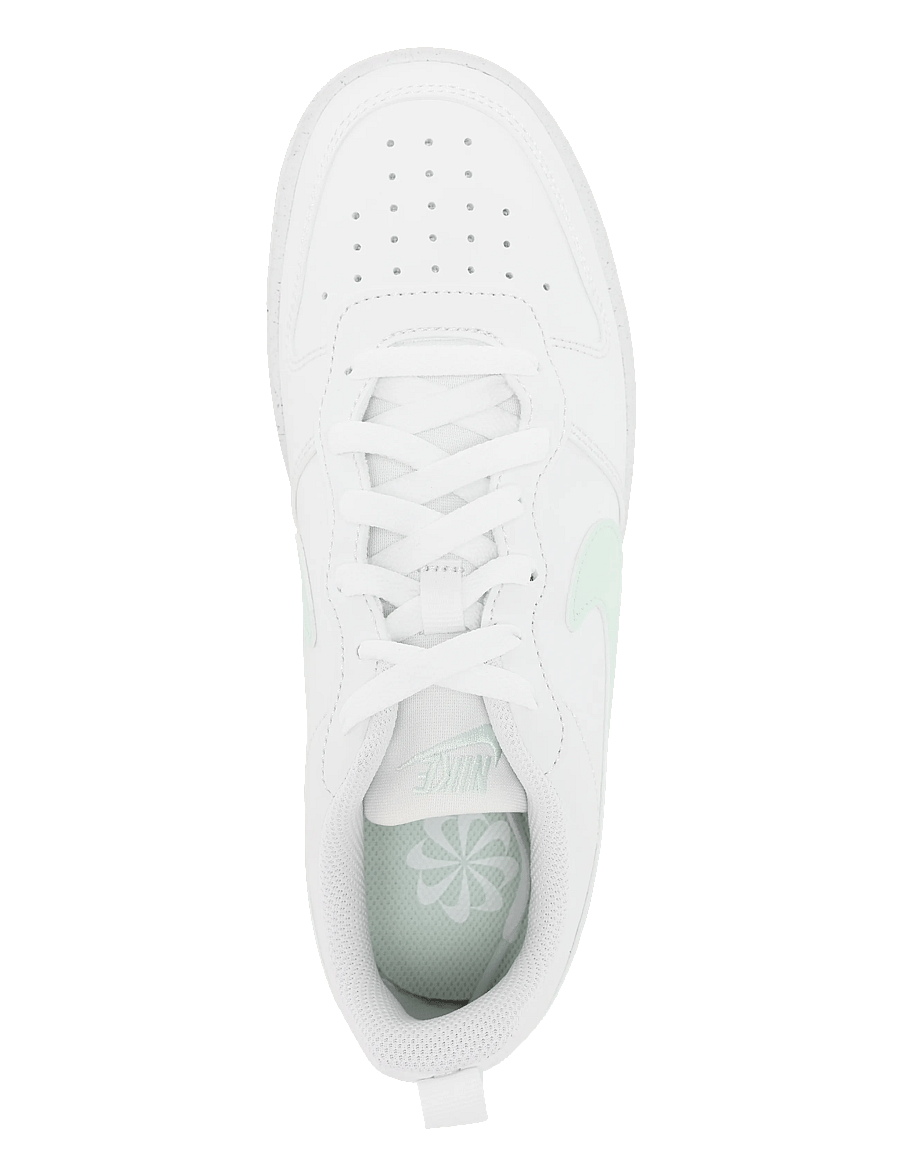Nike - COURT BOROUGH LOW RECRAFT (GS) - lave sneakers - white/barely green-white-white - 3