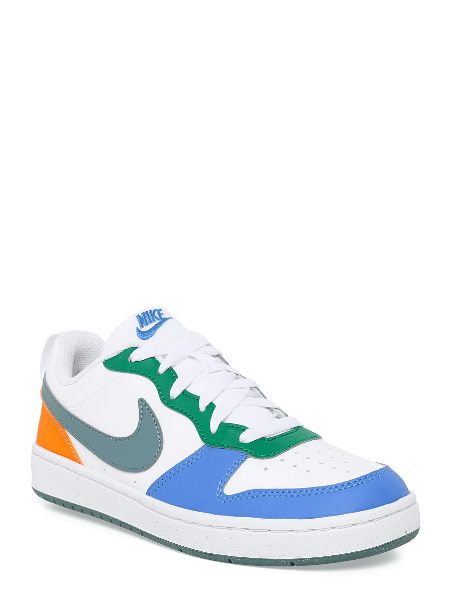 Nike - COURT BOROUGH LOW RECRAFT (GS) - niedriger schnitt - white/mineral slate-malachite - 0