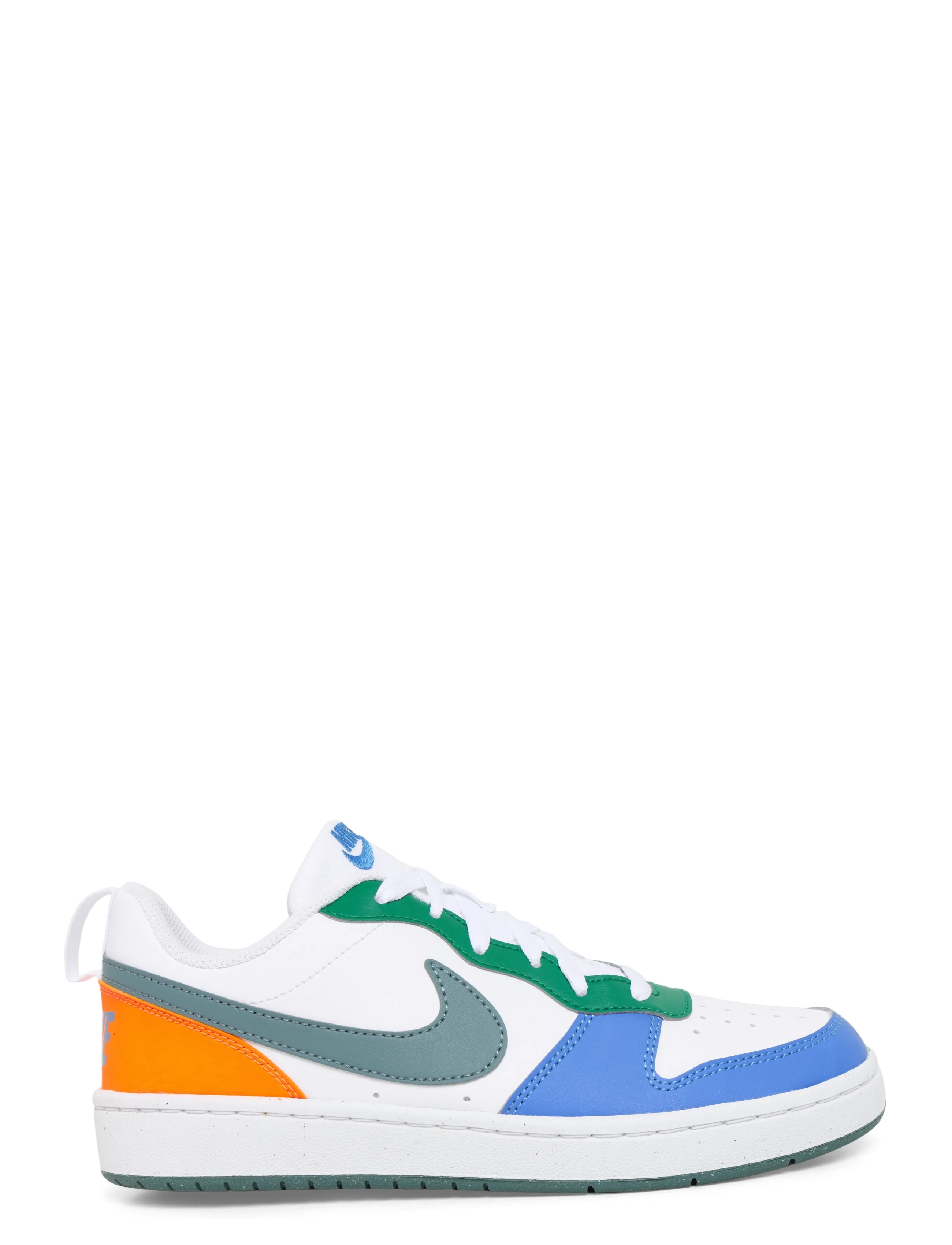 Nike - COURT BOROUGH LOW RECRAFT (GS) - niedriger schnitt - white/mineral slate-malachite - 2