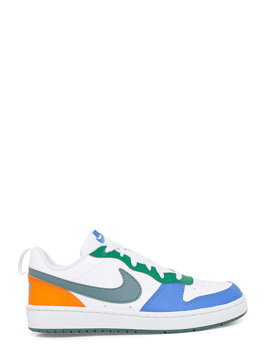 Nike - COURT BOROUGH LOW RECRAFT (GS) - niedriger schnitt - white/mineral slate-malachite - 2