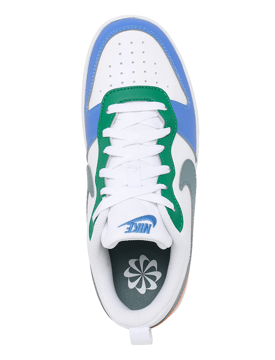 Nike - COURT BOROUGH LOW RECRAFT (GS) - niedriger schnitt - white/mineral slate-malachite - 3