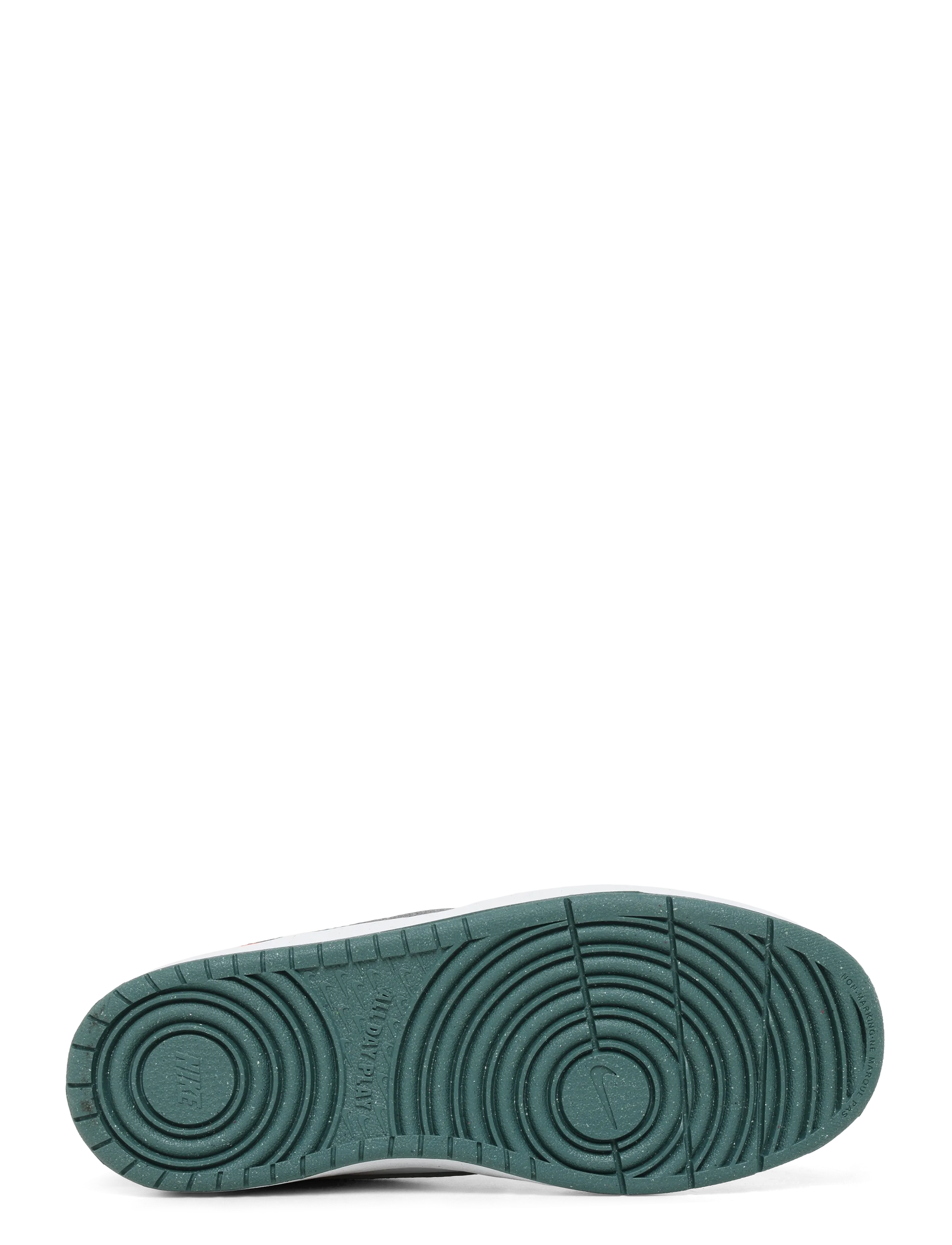 Nike - COURT BOROUGH LOW RECRAFT (GS) - niedriger schnitt - white/mineral slate-malachite - 4