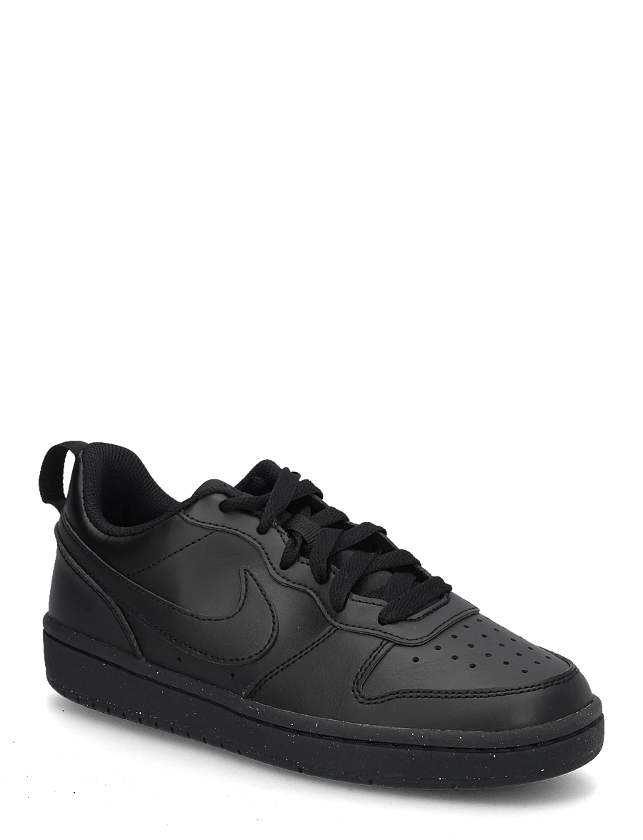 Nike - COURT BOROUGH LOW RECRAFT (GS) - low tops - black/black-black - 0