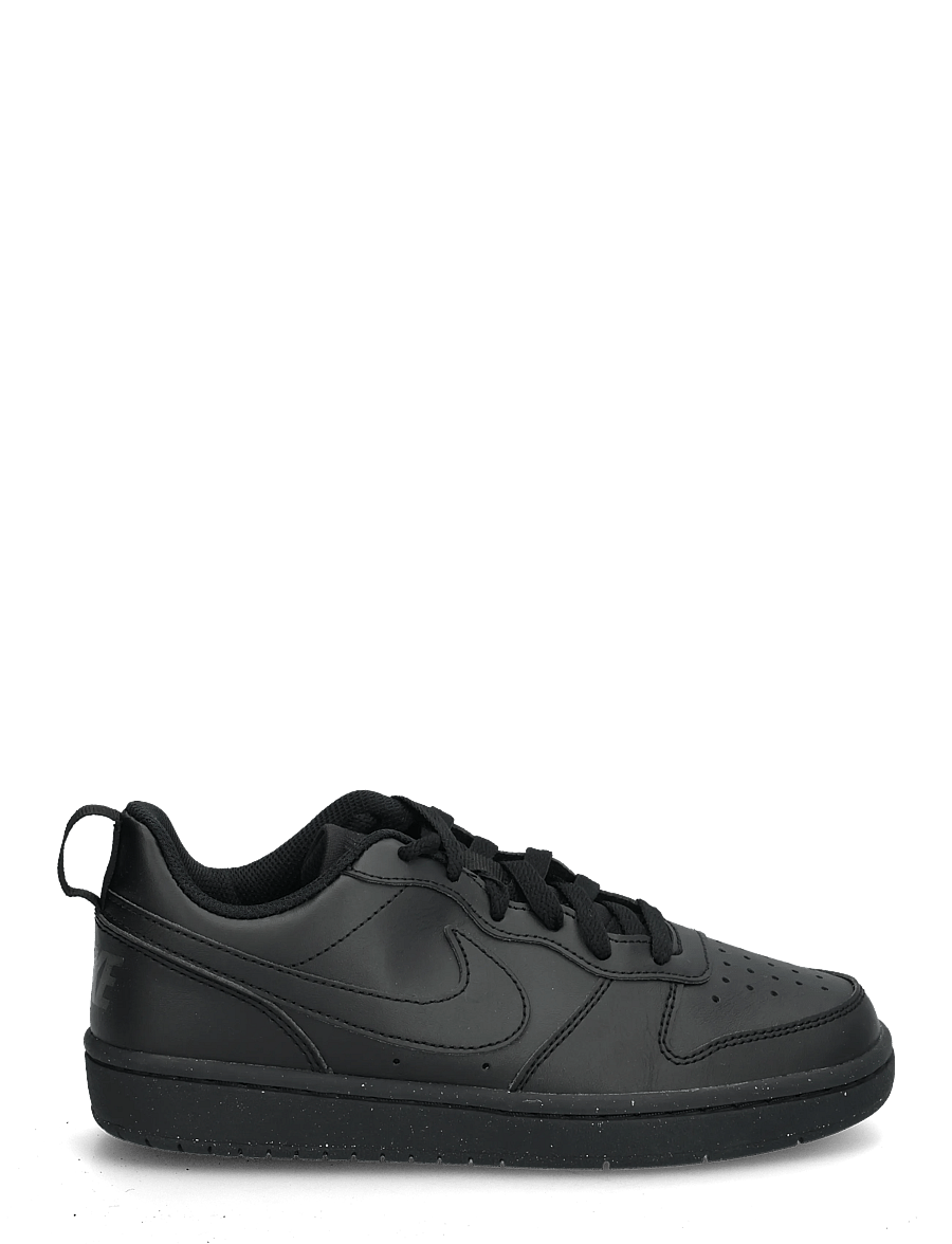 Nike - COURT BOROUGH LOW RECRAFT (GS) - low tops - black/black-black - 2
