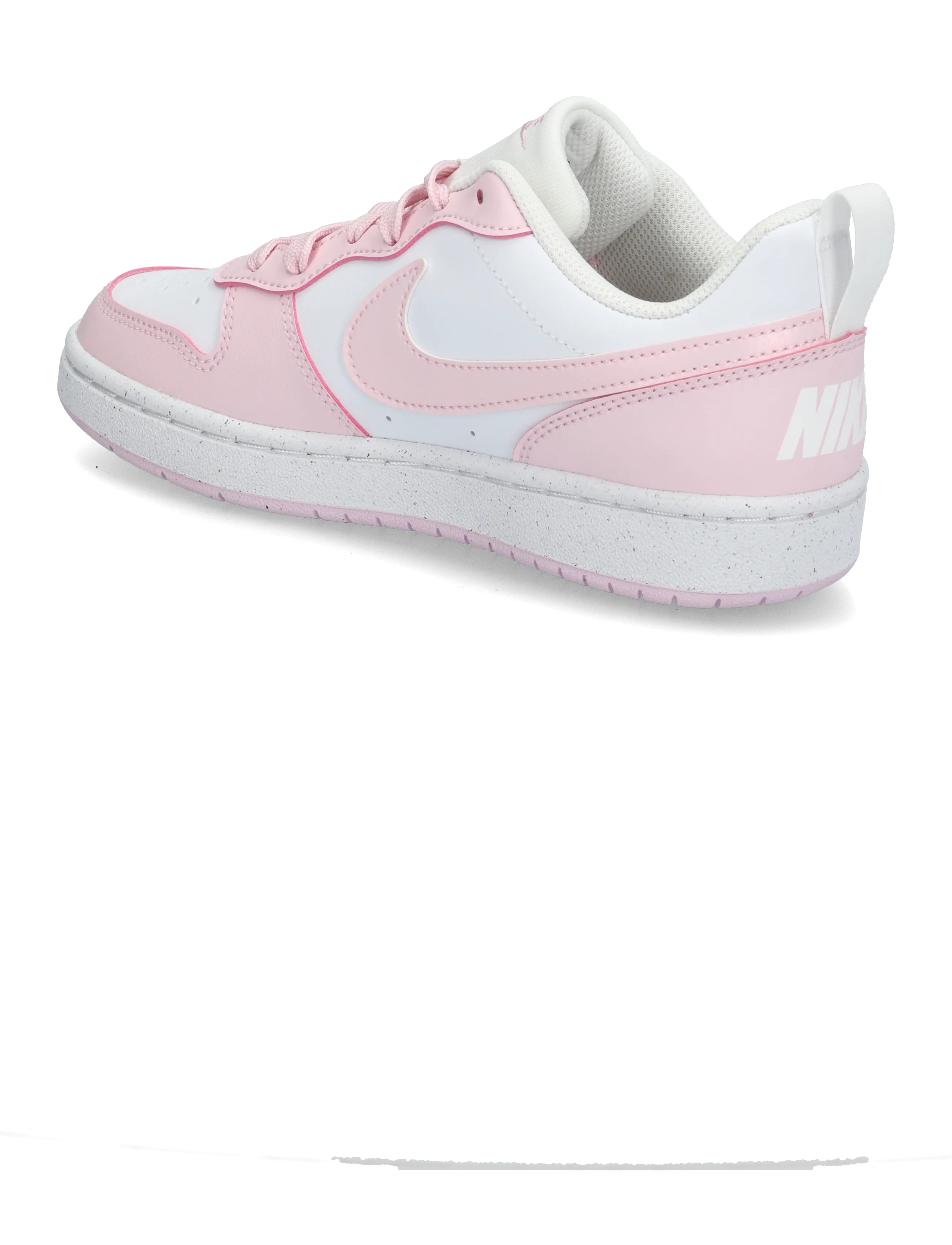 Nike - COURT BOROUGH LOW RECRAFT (GS) - herbstersparnisse - white/pink foam - 1