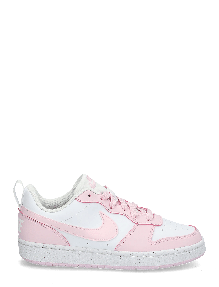 Nike - COURT BOROUGH LOW RECRAFT (GS) - låga sneakers - white/pink foam - 2