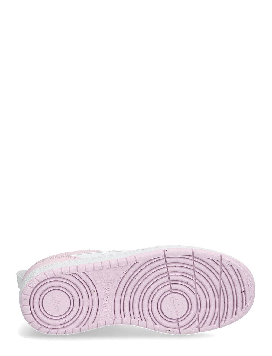 Nike - COURT BOROUGH LOW RECRAFT (GS) - låga sneakers - white/pink foam - 4