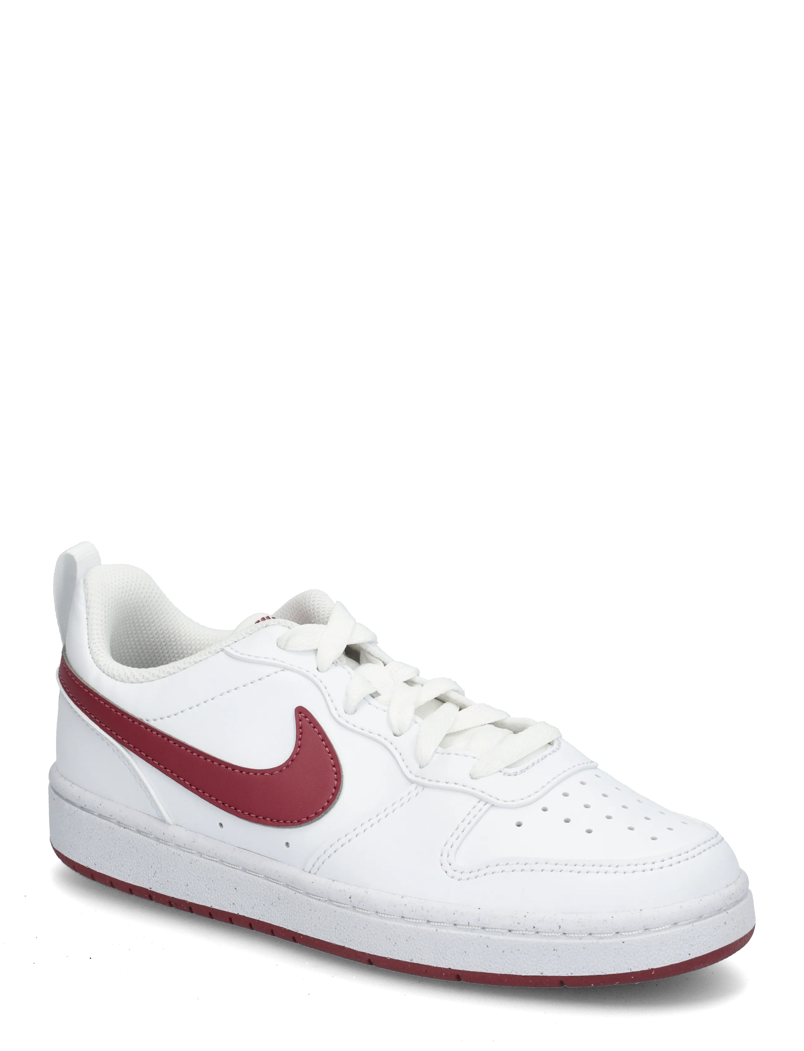 Nike COURT BOROUGH LOW RECRAFT (GS) - Schuhe - WHITE/PINK SMOKE / white