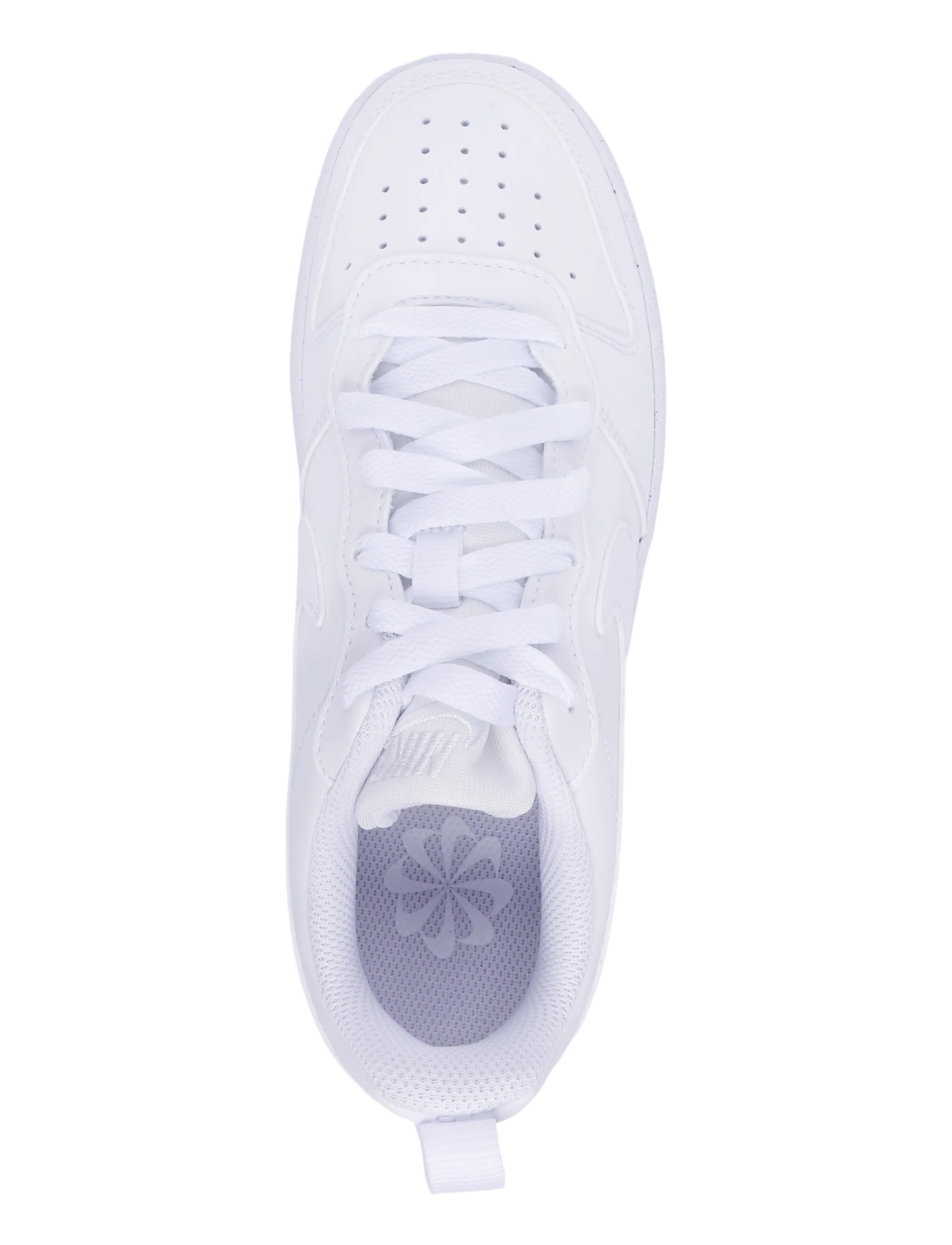 Nike - Nike Court Borough Low Recraft - kõrge säärega tossud - white/white-white - 3
