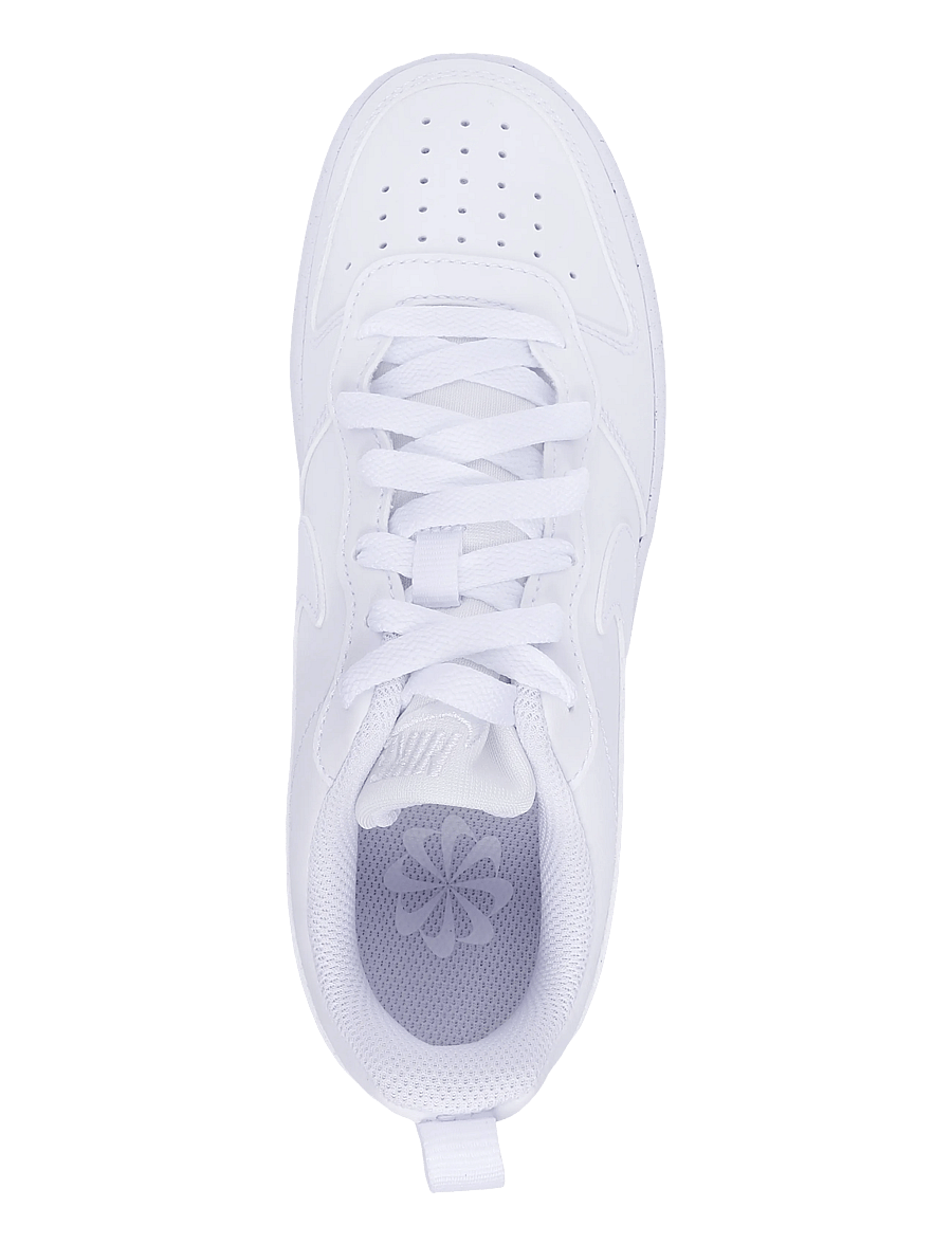 Nike - Nike Court Borough Low Recraft - kõrge säärega tossud - white/white-white - 3