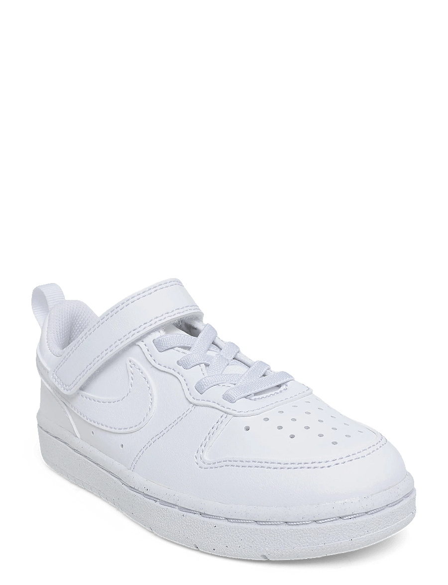 Nike - COURT BOROUGH LOW RECRAFT (PS) - kõrge säärega tossud - white/white-white - 0