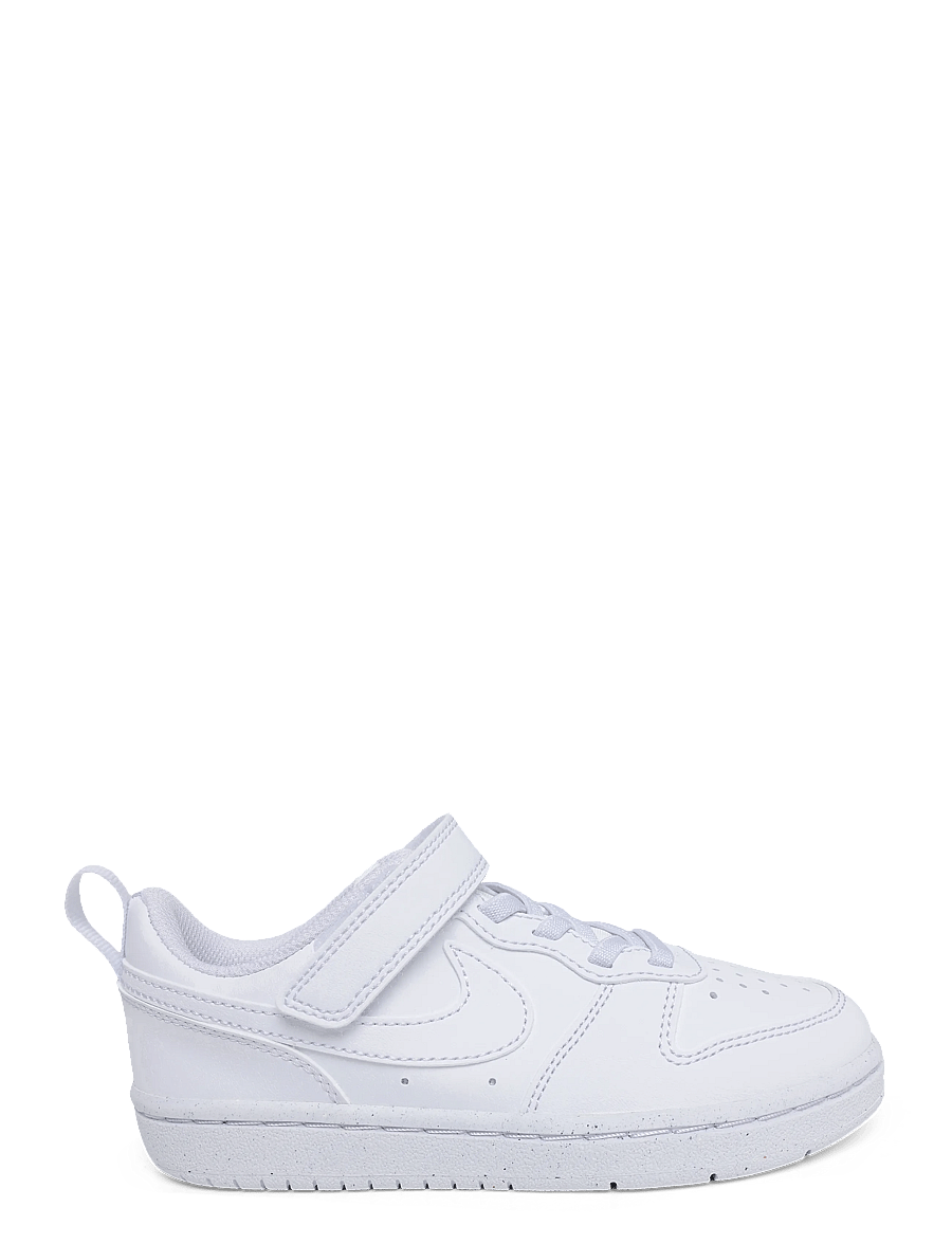 Nike - COURT BOROUGH LOW RECRAFT (PS) - kõrge säärega tossud - white/white-white - 2