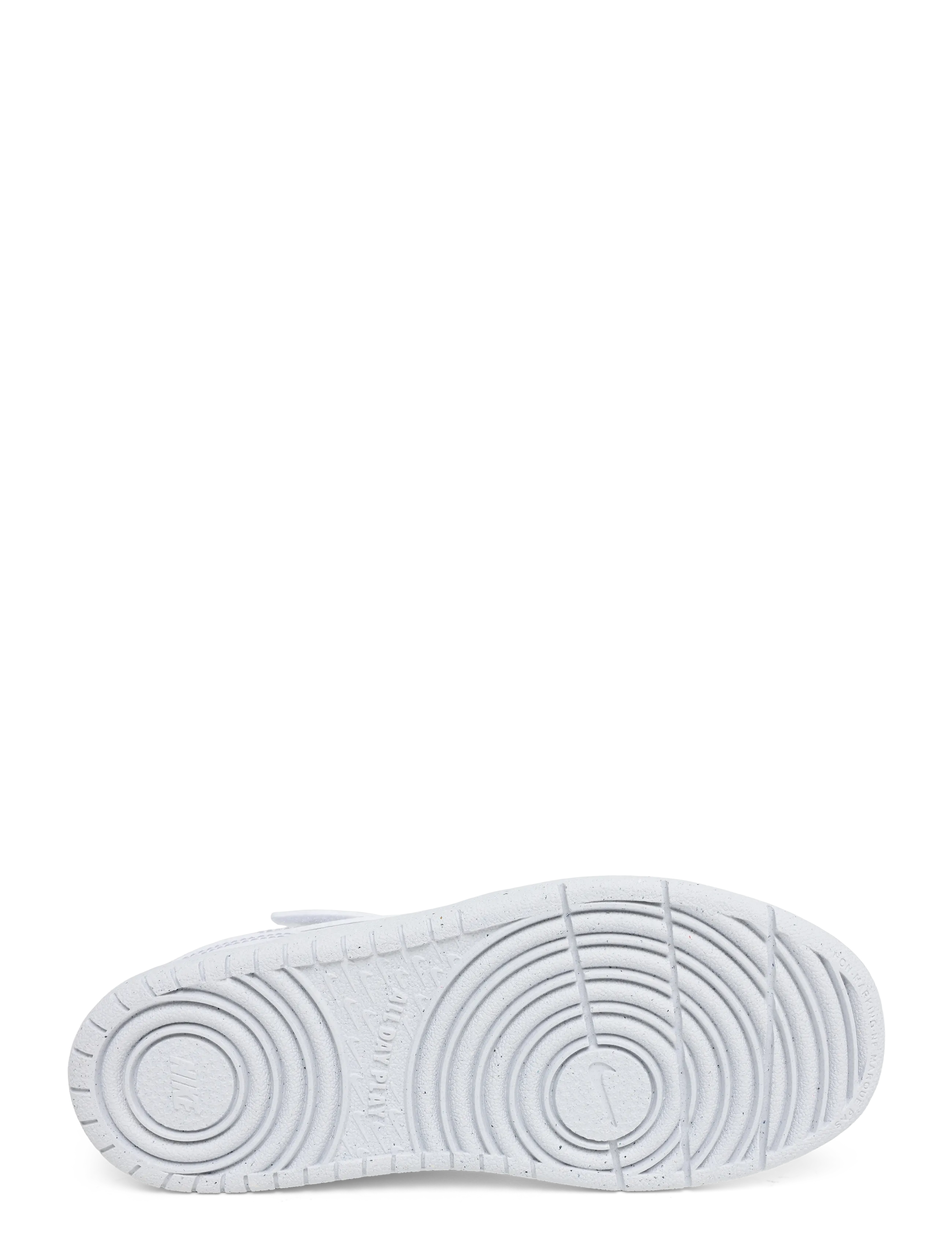 Nike - COURT BOROUGH LOW RECRAFT (PS) - kõrge säärega tossud - white/white-white - 4