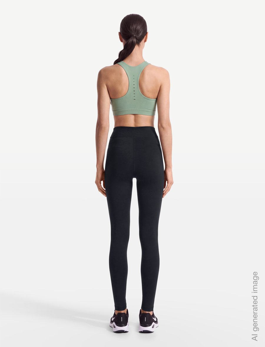 Nike - W NSW NK CLSC HR 7/8 TIGHT LBR - training tights - black/white - 4