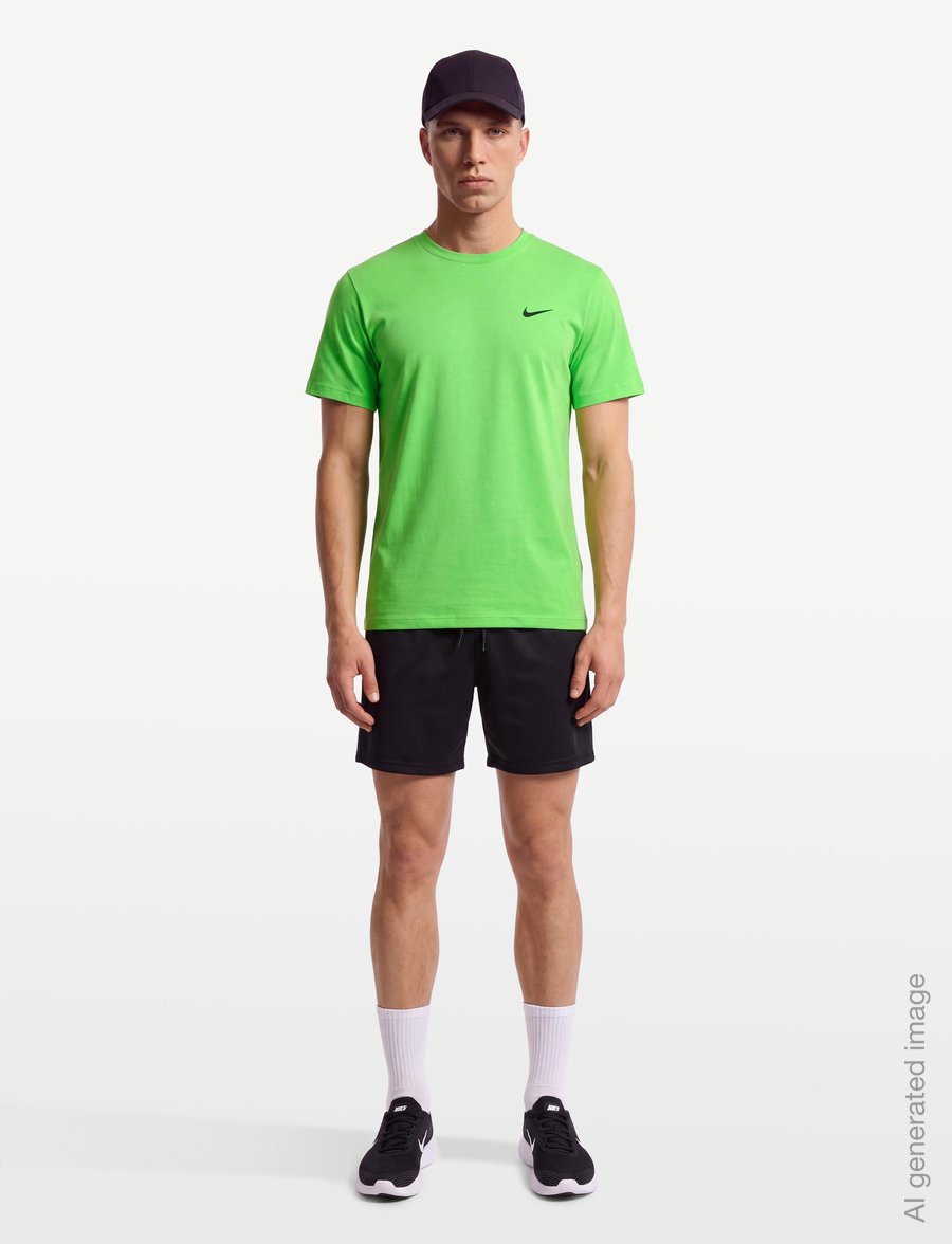 Nike - Nike Dri-Fit UV Hyverse - t-shirts - green strike/black - 0