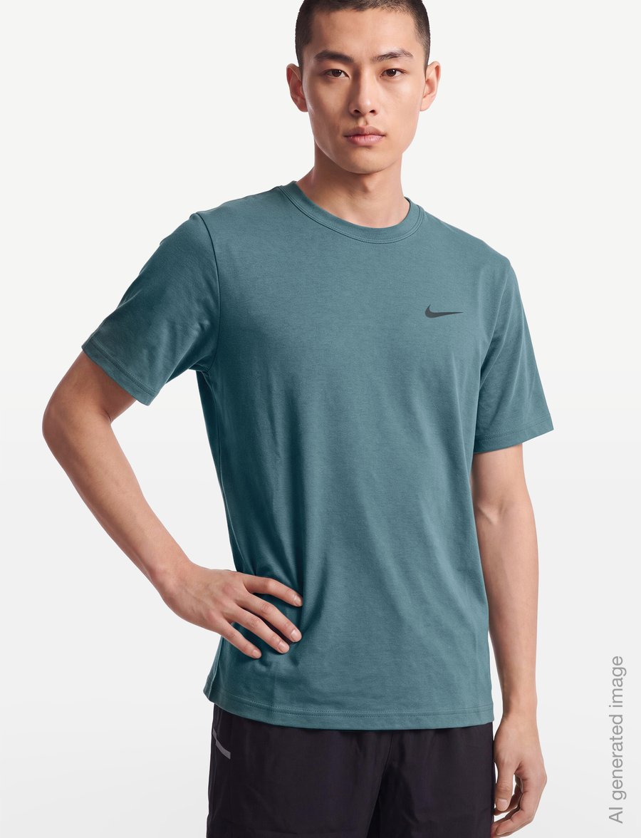 Nike - Nike Dri-Fit UV Hyverse - t-shirts - mineral slate/black - 3