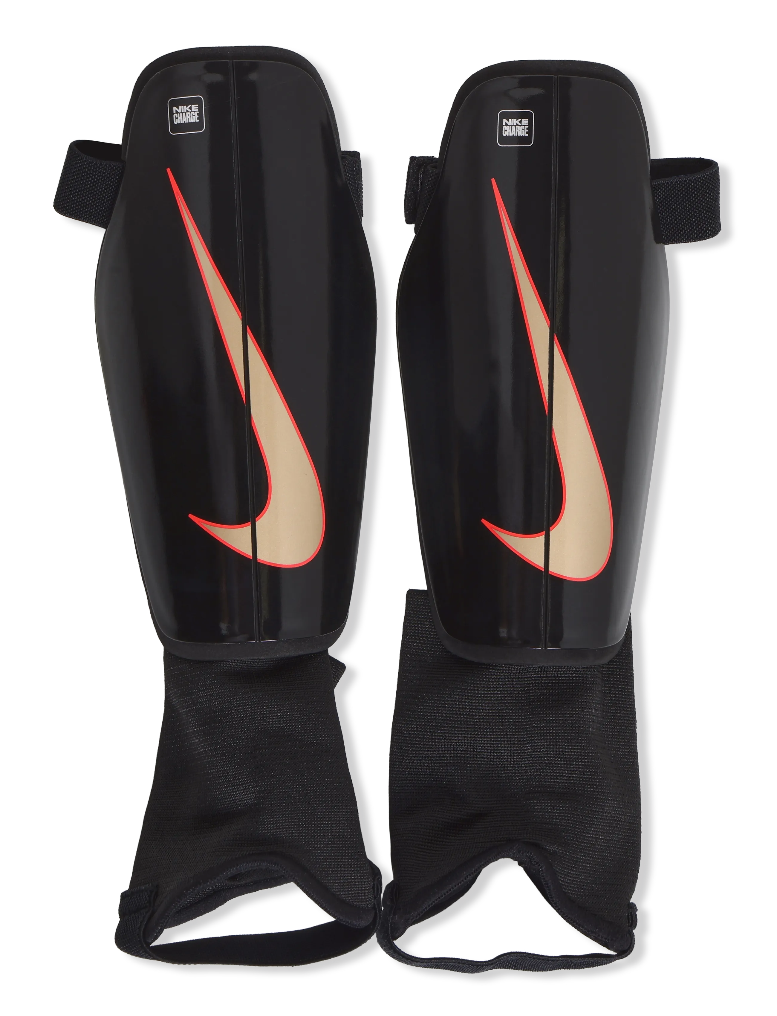 Nike Nike Charge Football Shinguards - Utrustning - BLACK/BRIGHT CRIMSON/BLUR / black