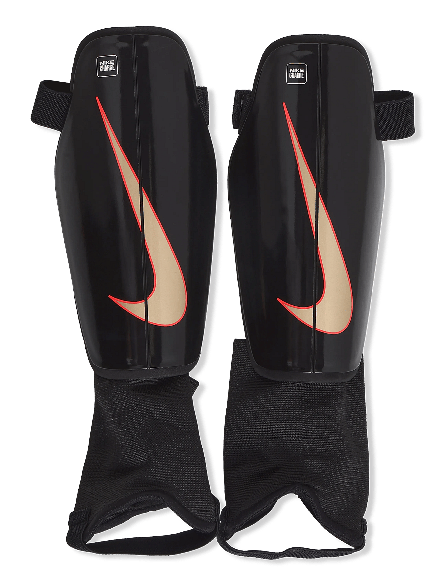 Nike - Nike Charge Football Shinguards - benskydd och benskyddshållare - black/bright crimson/blur - 0