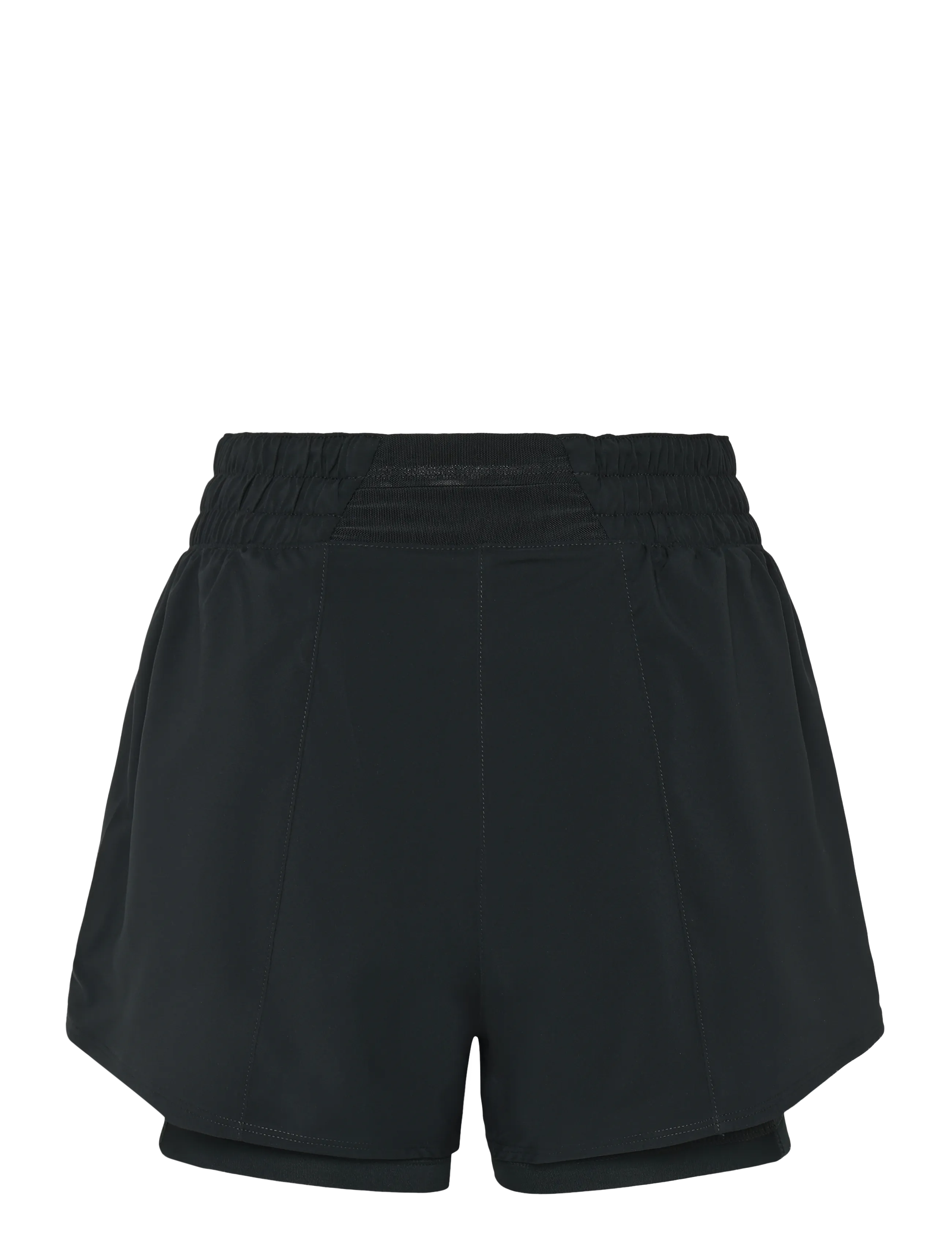 Nike - W NK ONE DF HR 3IN 2N1 SHORT - træningsshorts - black/white - 1