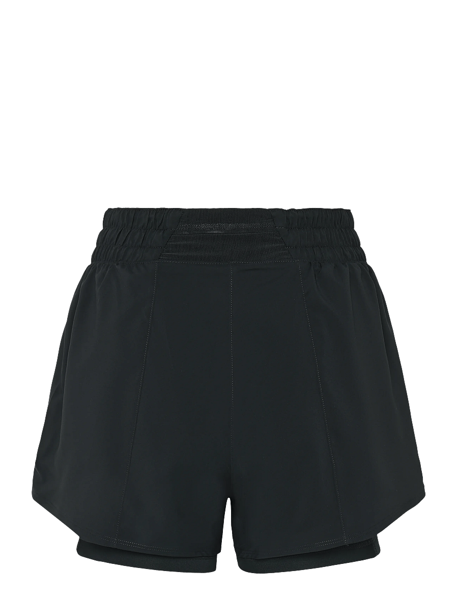 Nike - W NK ONE DF HR 3IN 2N1 SHORT - træningsshorts - black/white - 1